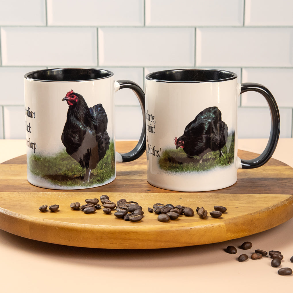 Chicken Collection - Two toned Ceramic Coffee Mugs