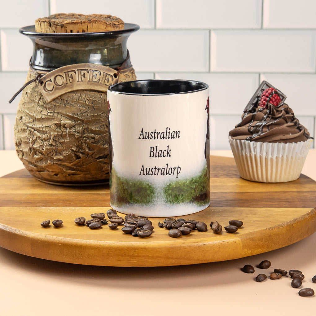 Chicken Collection - Two toned Ceramic Coffee Mugs