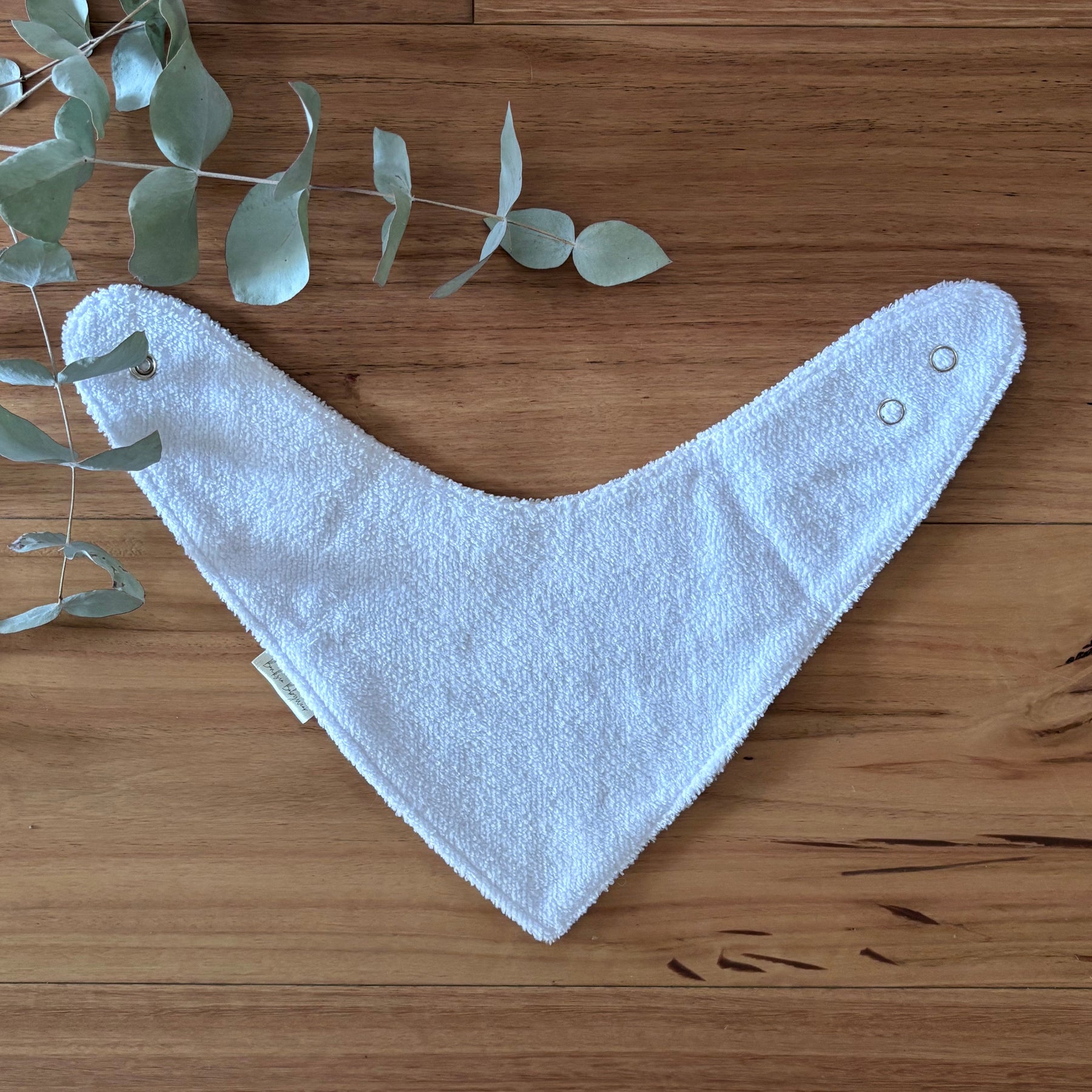 Baby Bib and Burp Cloth Set | Yellow Birds and Banksias | Ready to Ship
