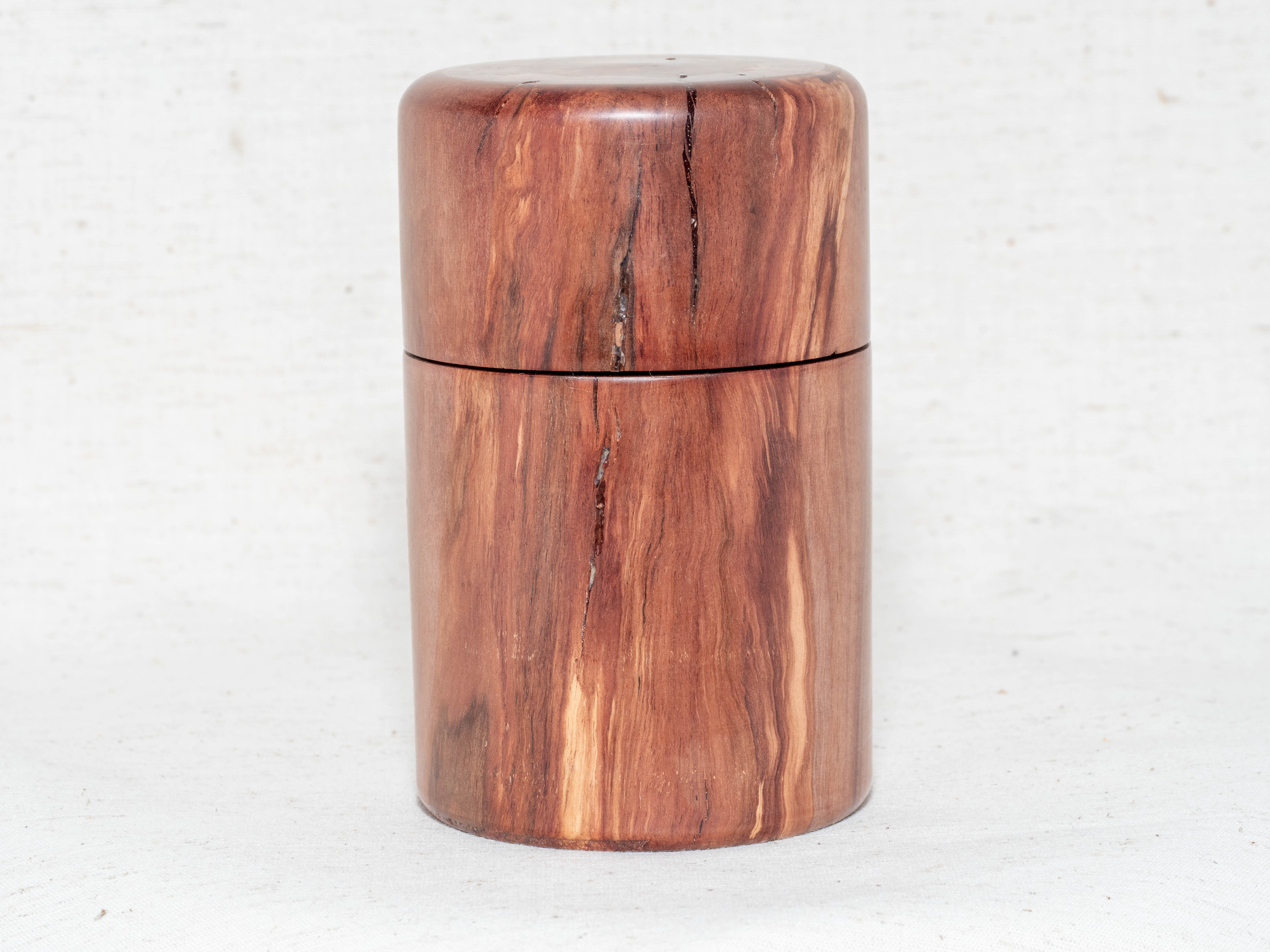 Grevillea wood cylindrical box