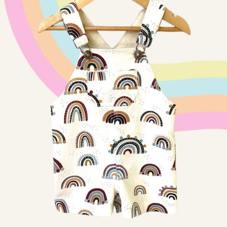 Rainbow overalls with Buckles