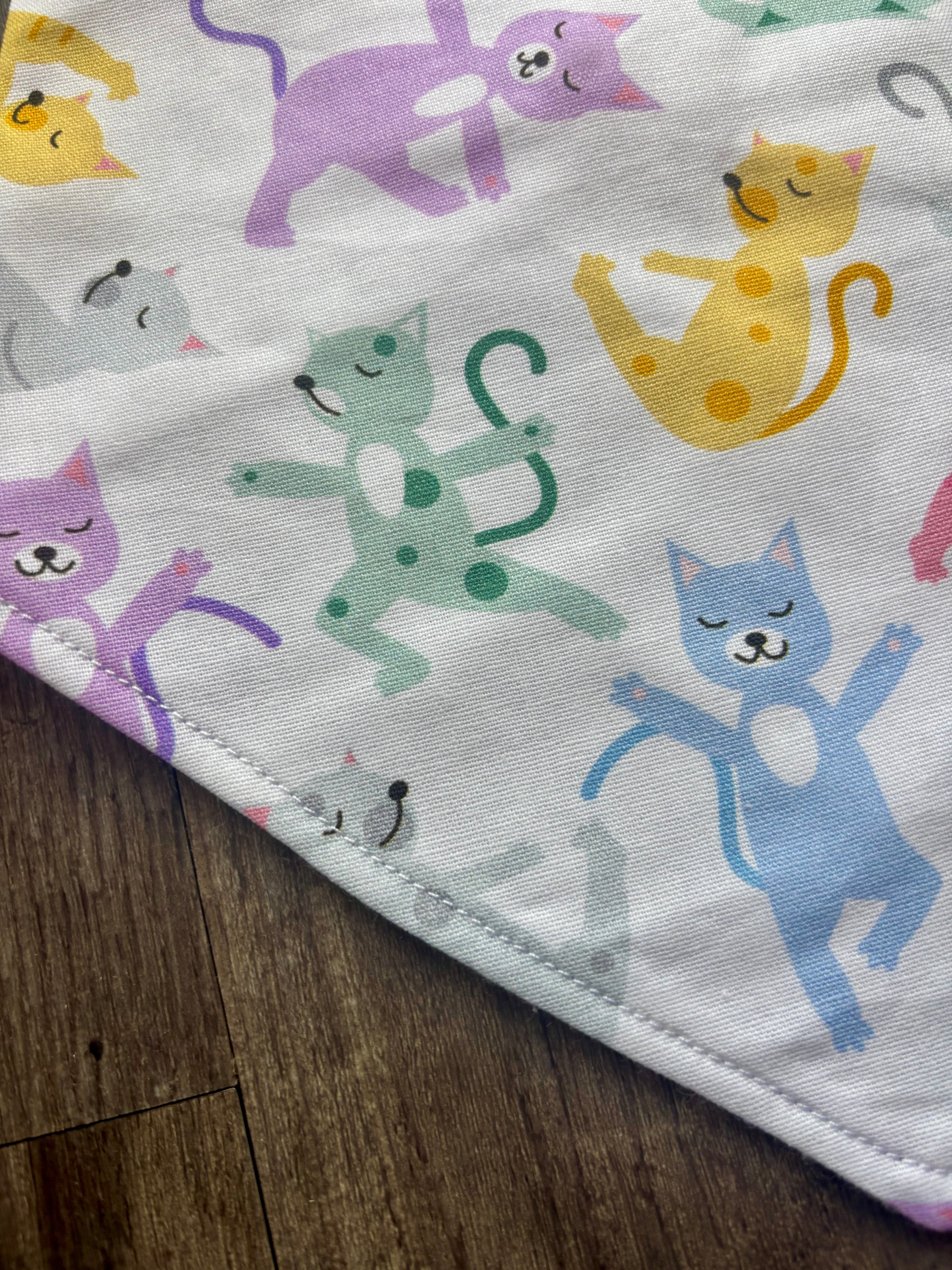 Bandana Bib Yoga Cats