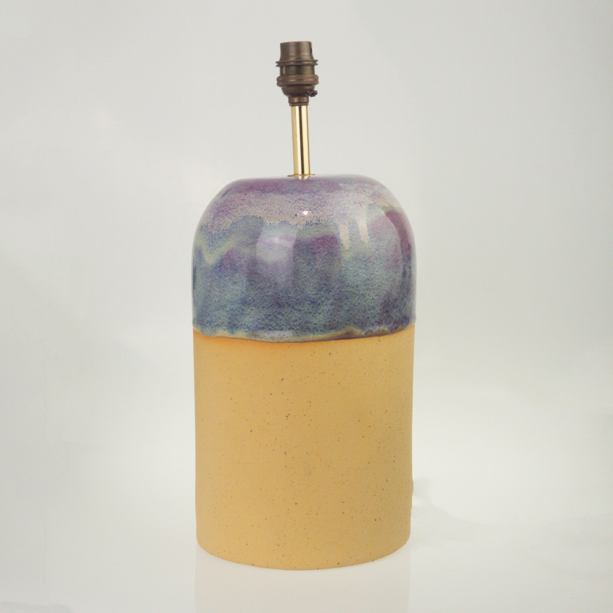 Stoneware Domed Cylinder Table Lamp in Twilight X-Large