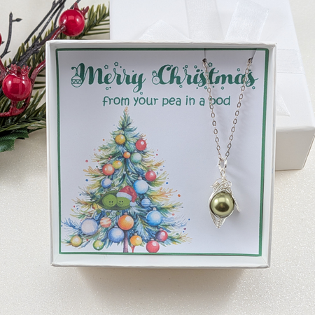 Christmas Necklace Best Friend Gift