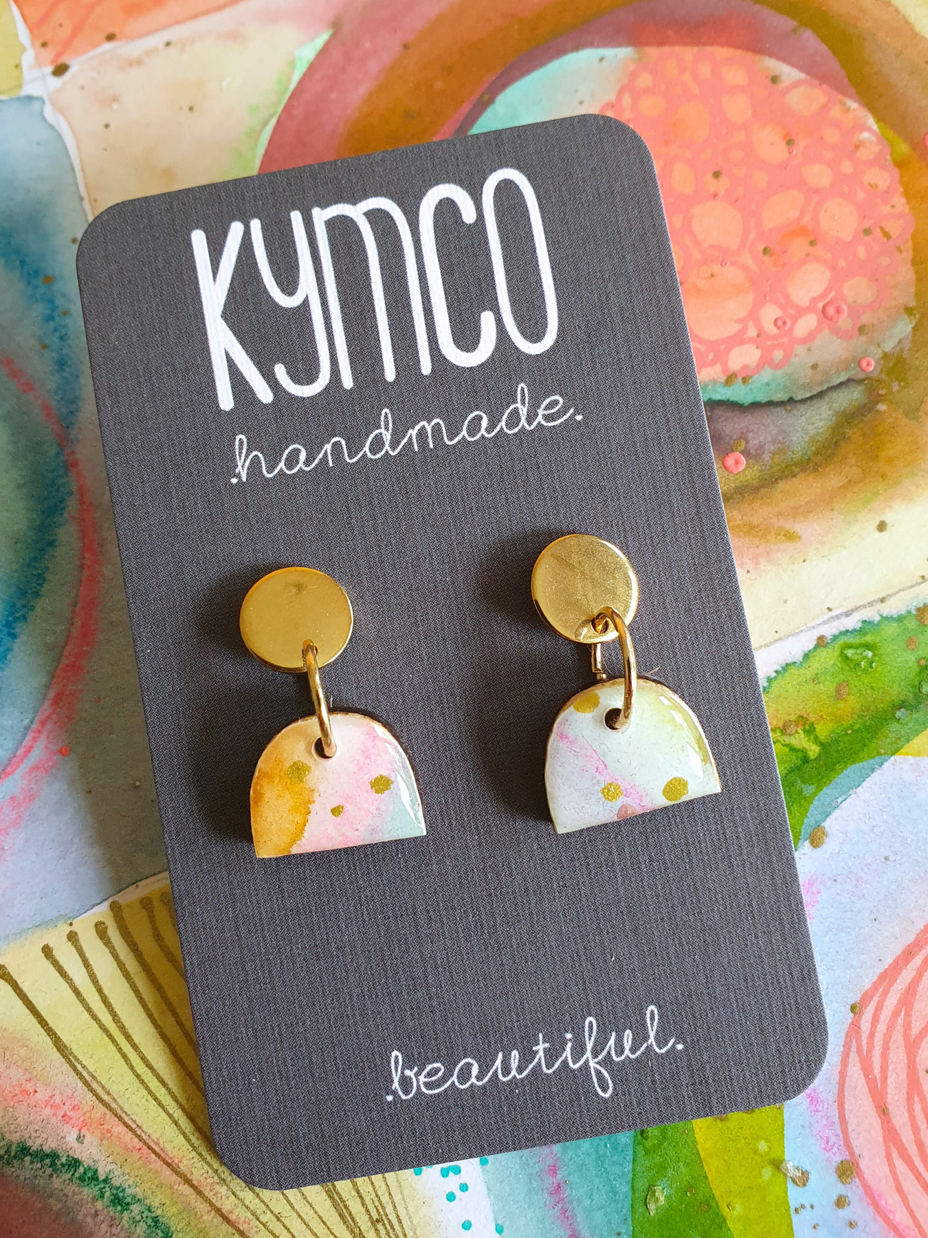 The Tutti Frutti Collection | Resin art jewellery| Stud earrings | Pendants | Brooches