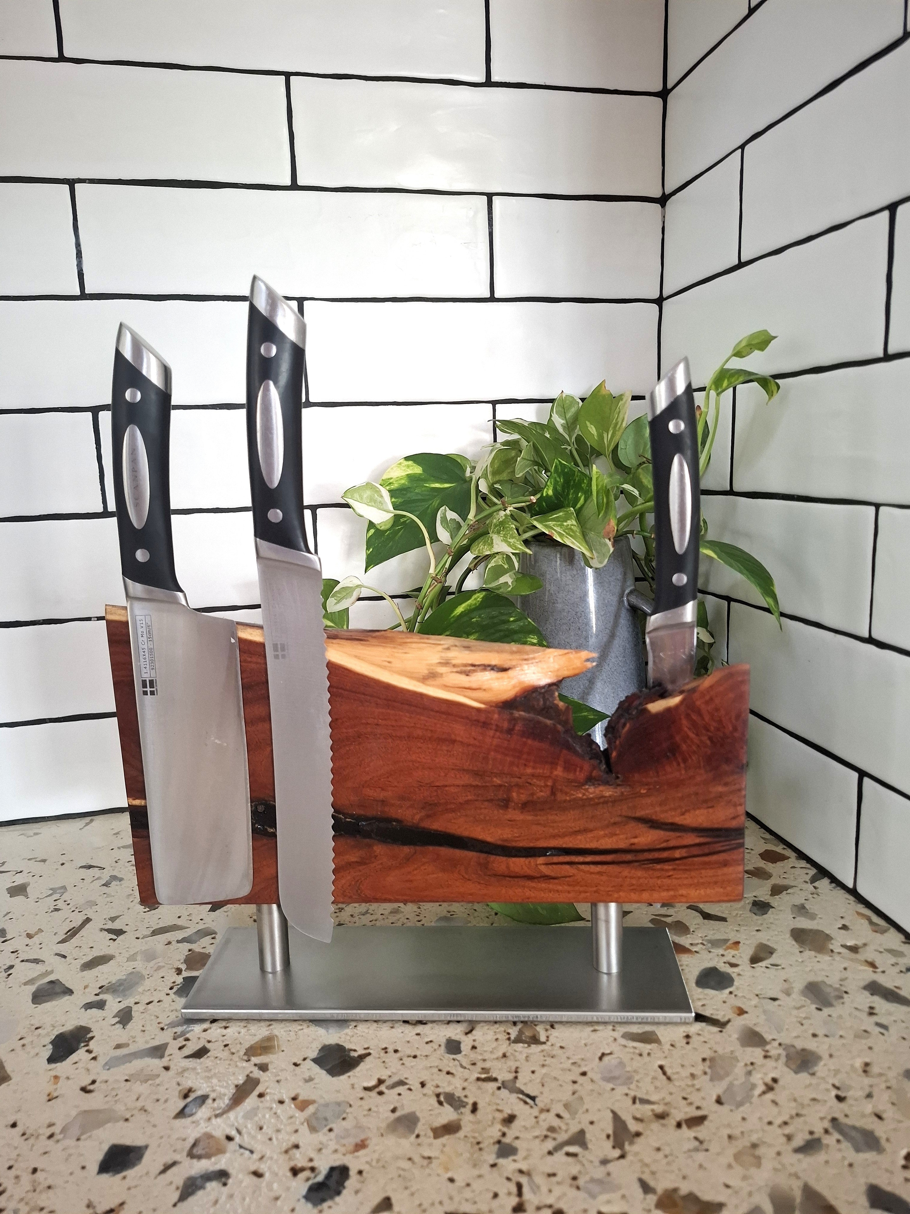 Handmade Australian Magnetic Knife Block