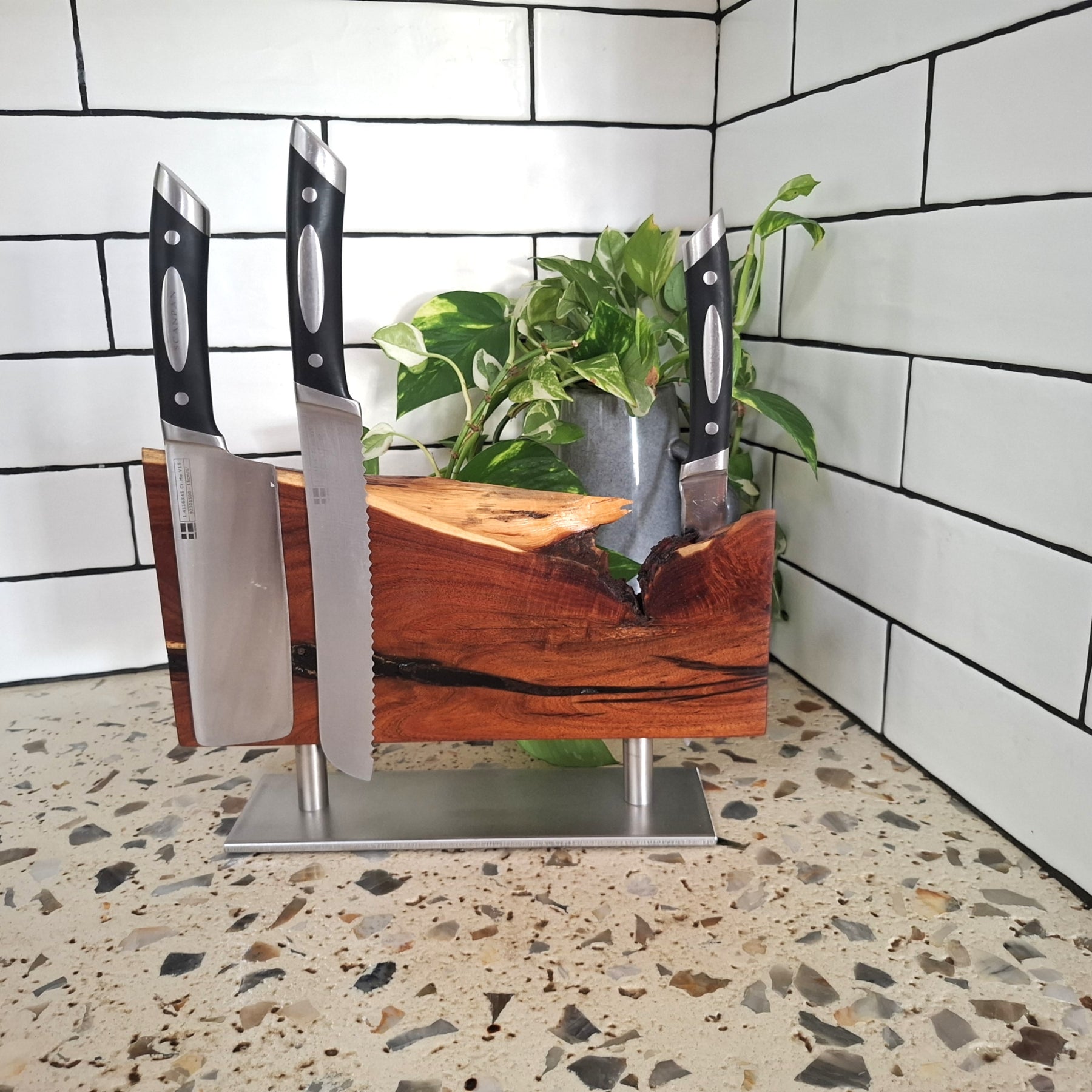 Handmade Australian Magnetic Knife Block