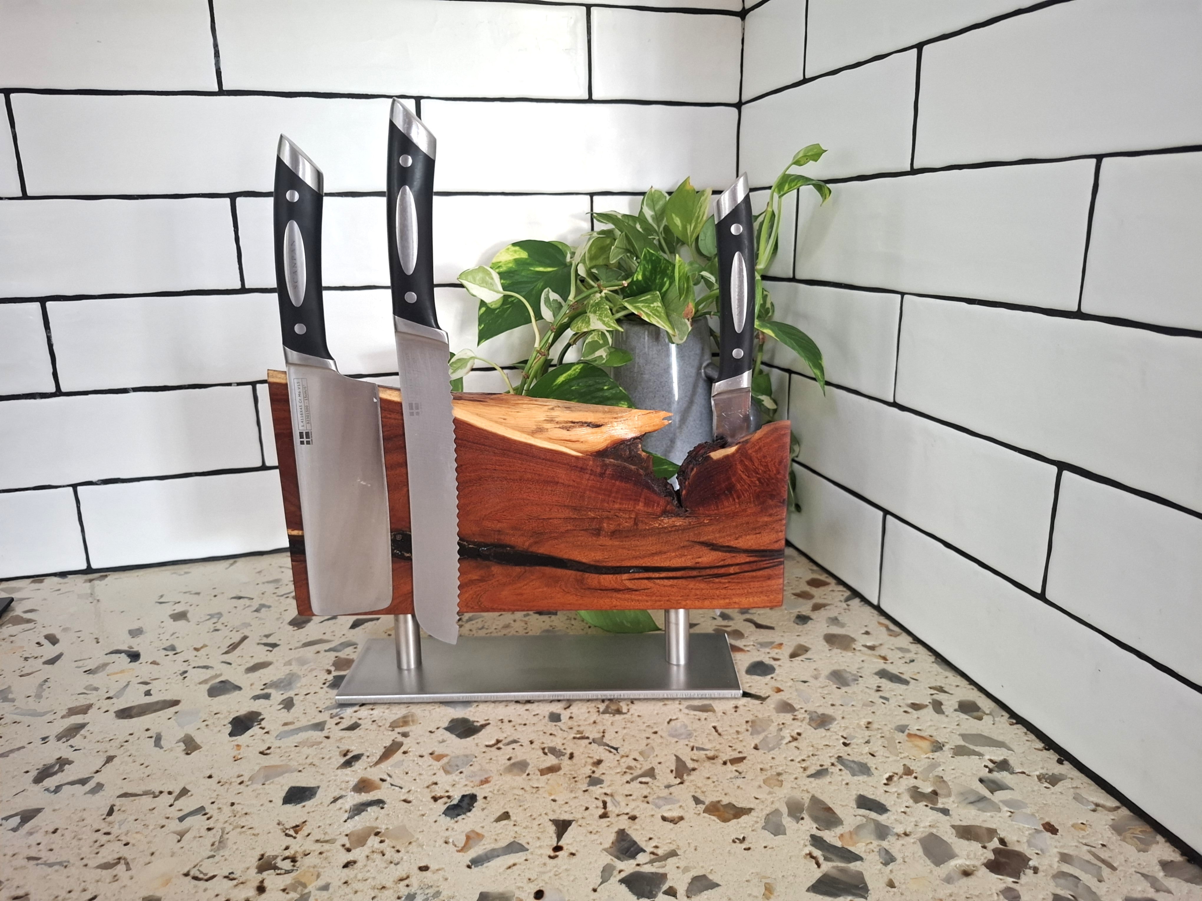 Handmade Australian Magnetic Knife Block