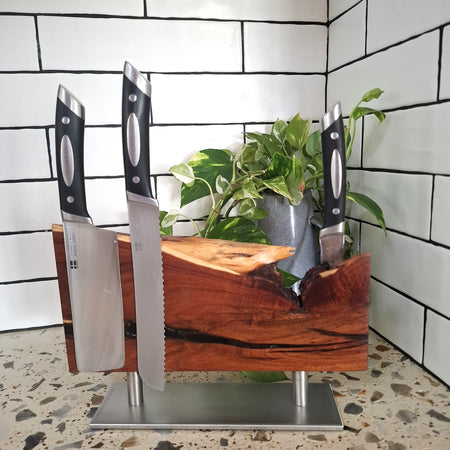 Handmade Australian Magnetic Knife Block