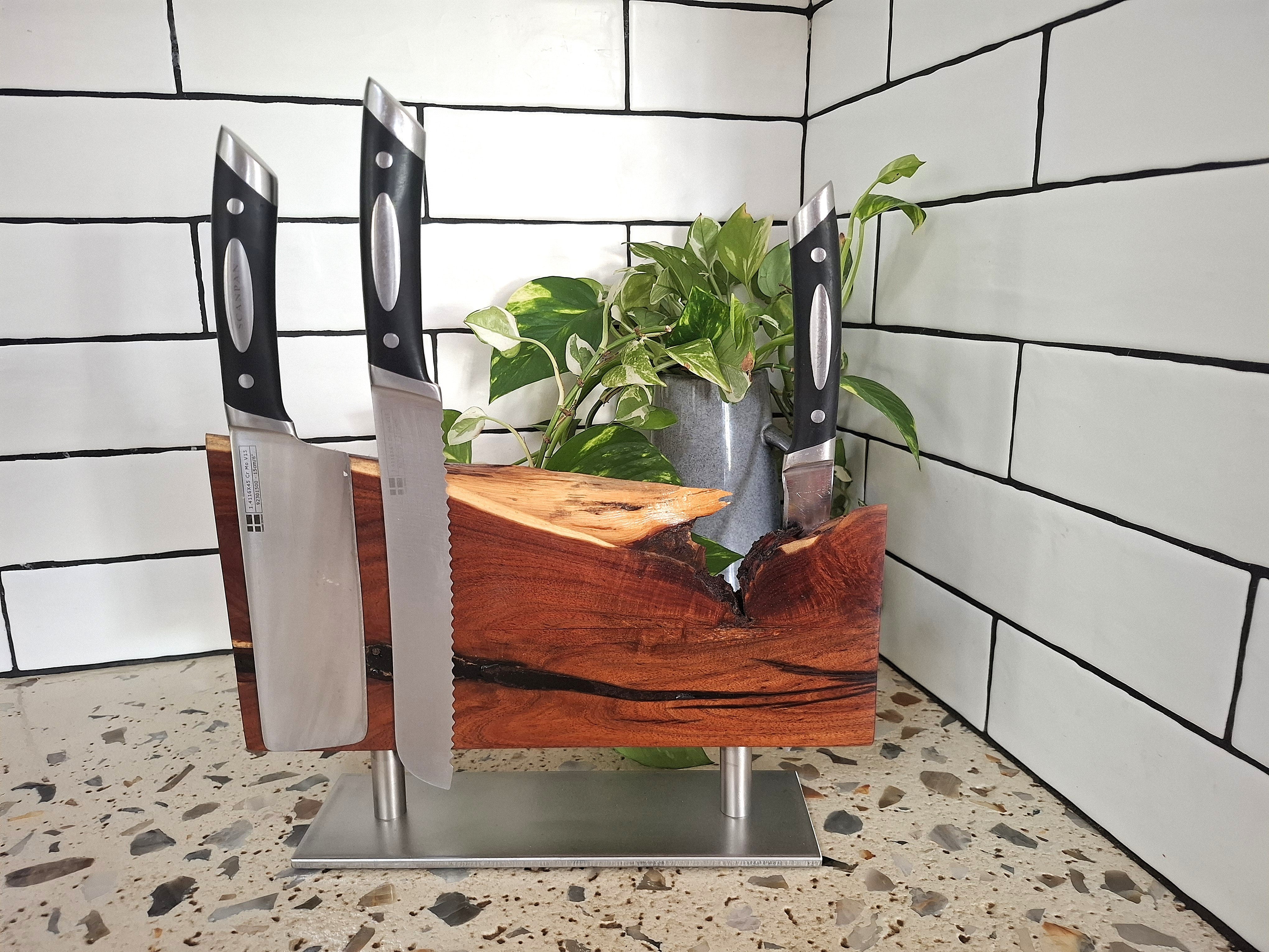 Handmade Australian Magnetic Knife Block