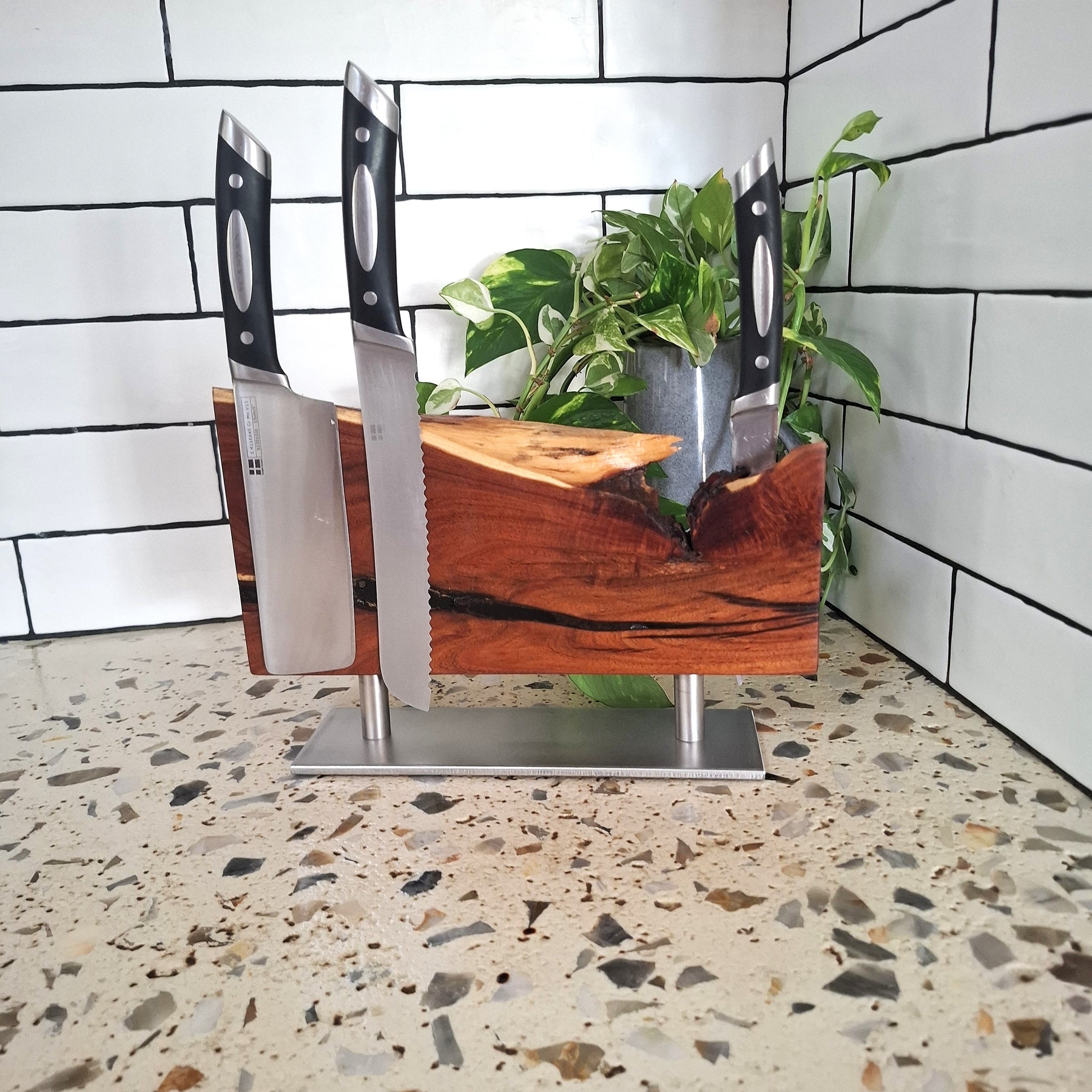 Handmade Australian Magnetic Knife Block