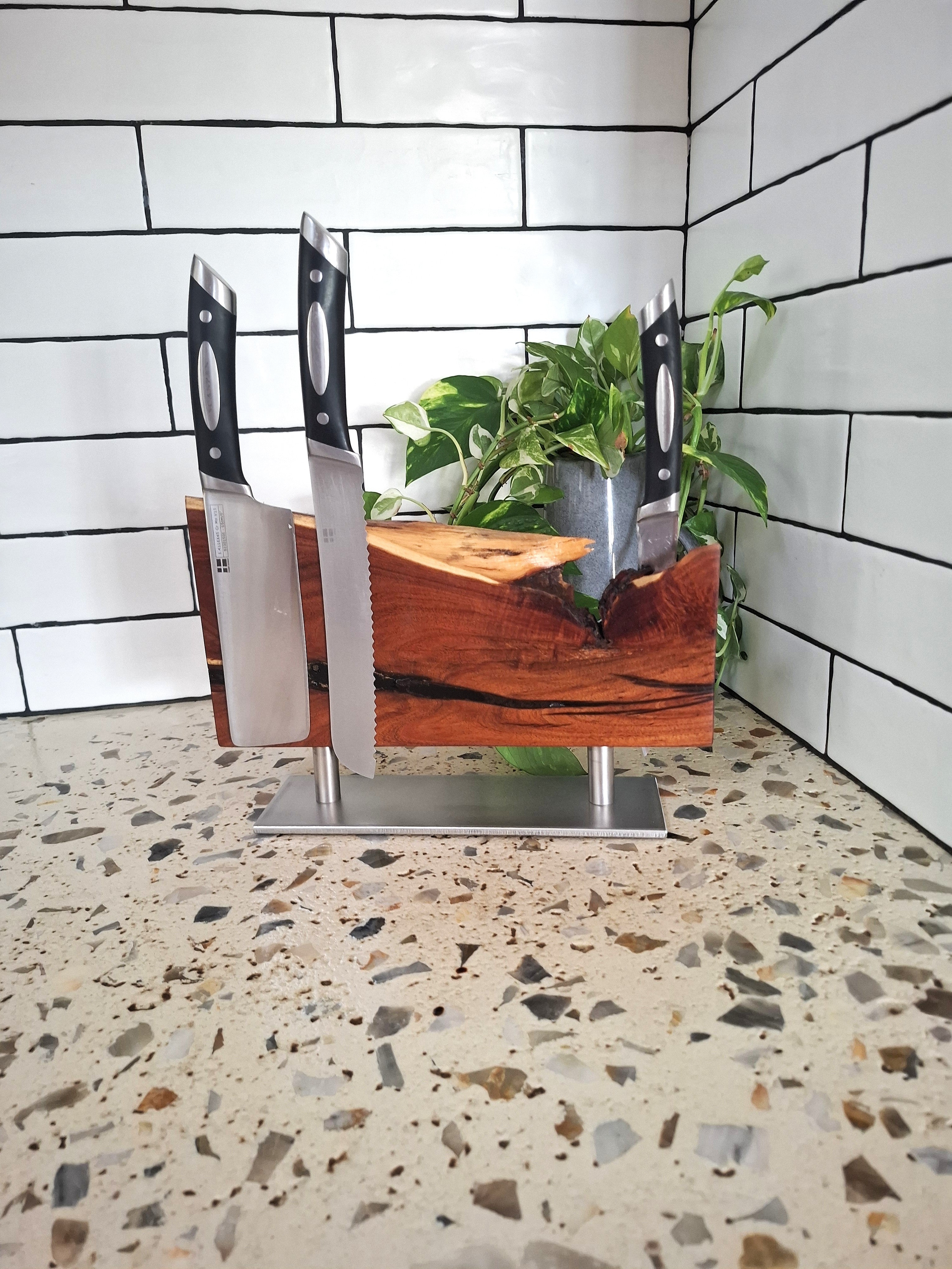 Handmade Australian Magnetic Knife Block