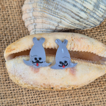 Neal The Seal Mini Studs