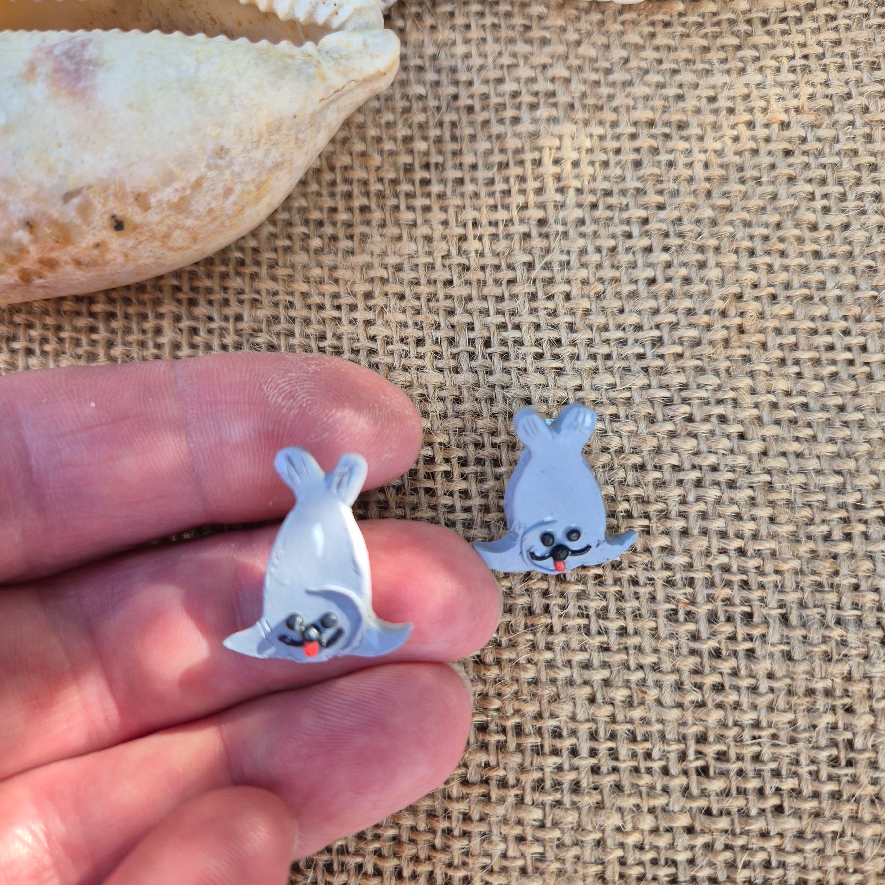 Neal The Seal Mini Studs