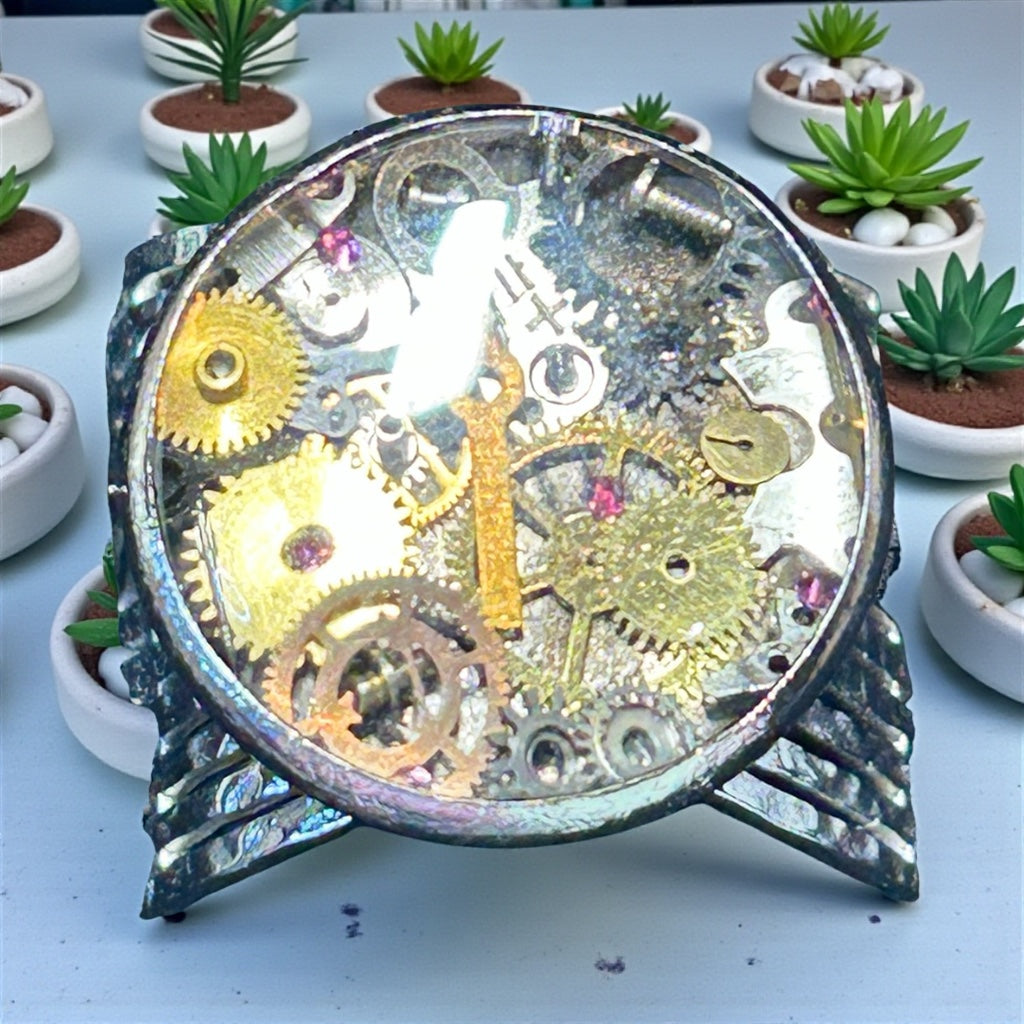 Steampunk Watch Parts Ladies Cuff Ring