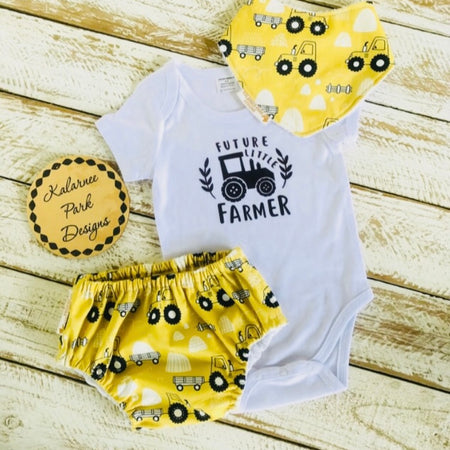 ''Future Little Farmer'' Onesie Set