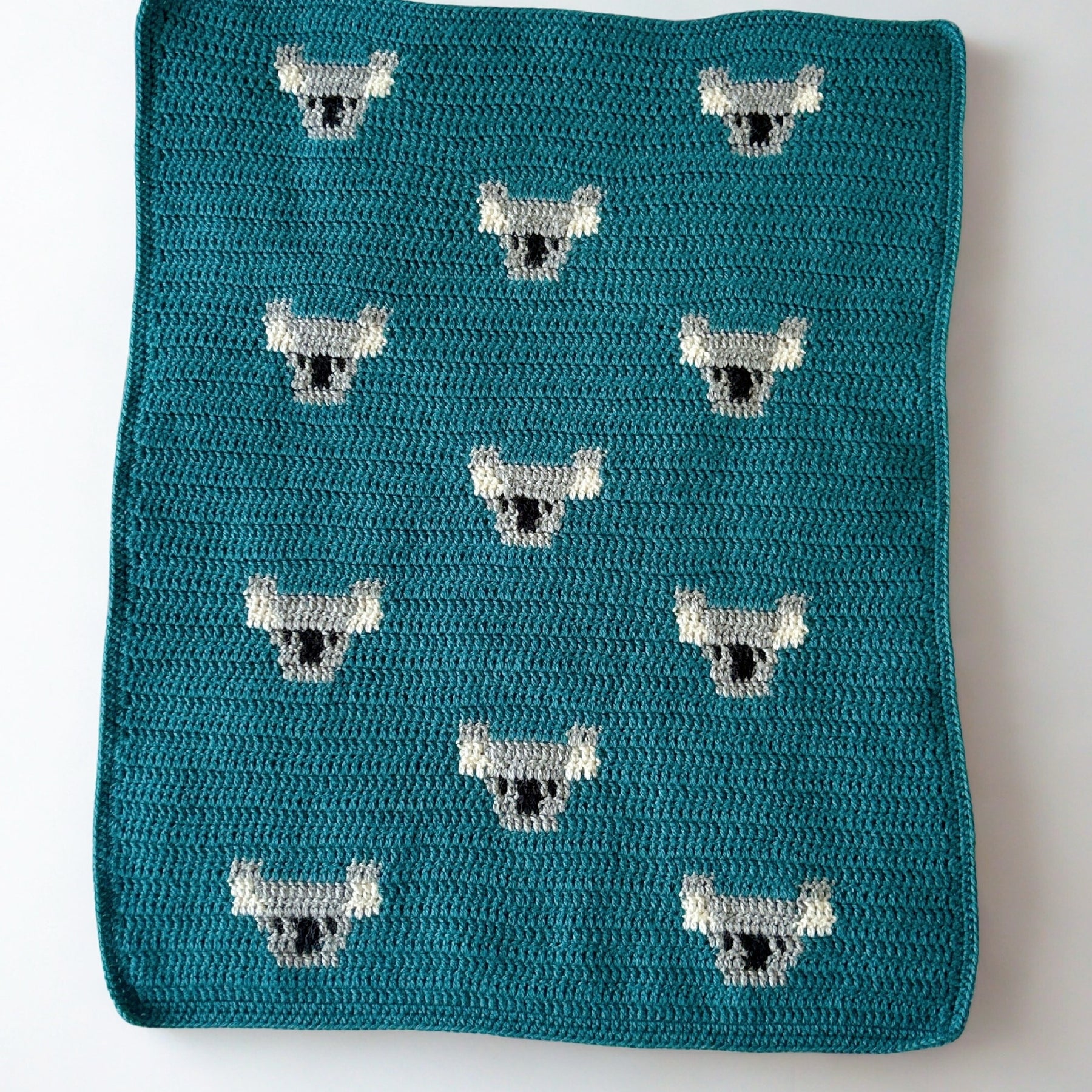 Koala Baby Blanket Crochet Made to Order