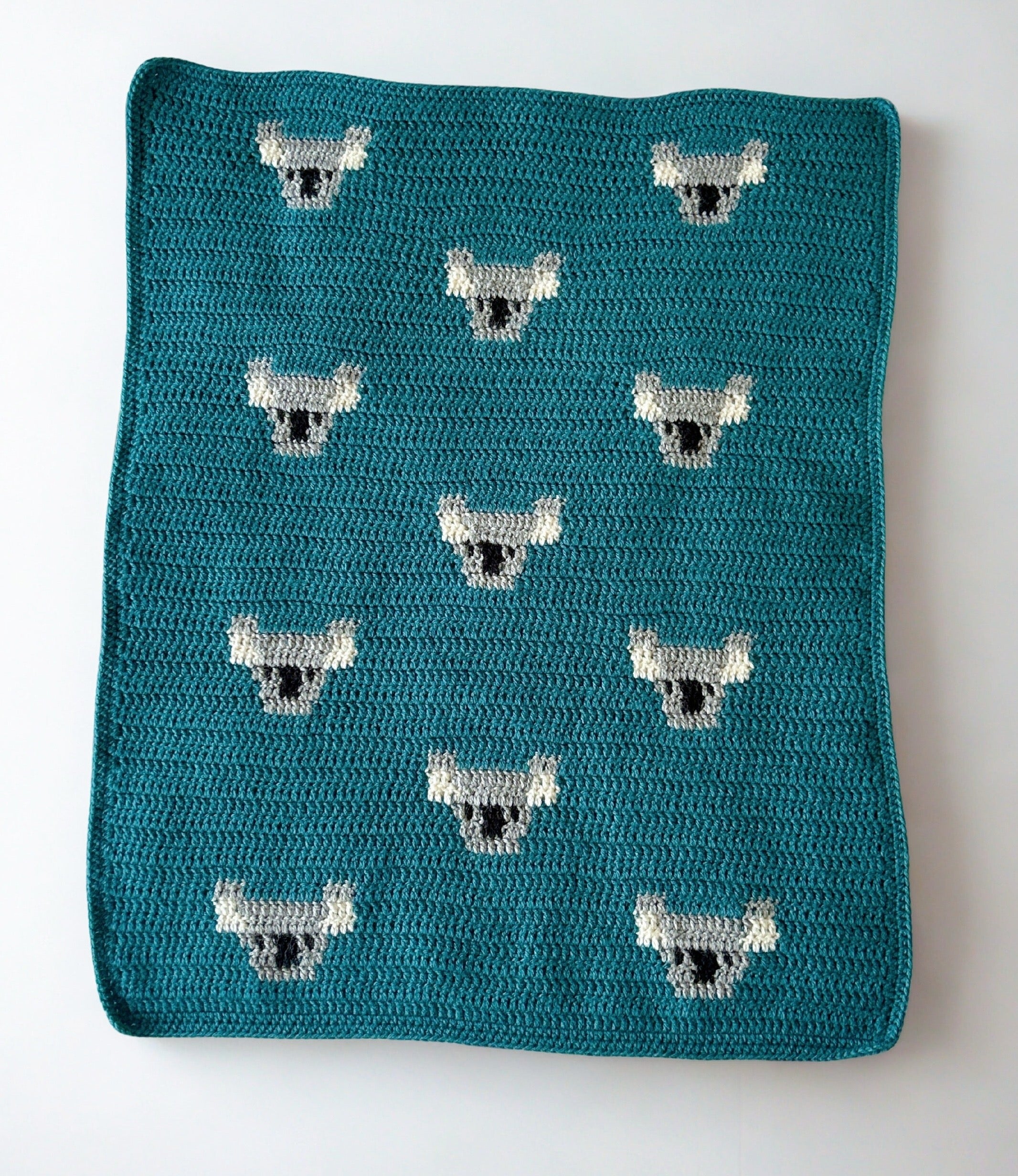 Koala Baby Blanket Crochet Made to Order