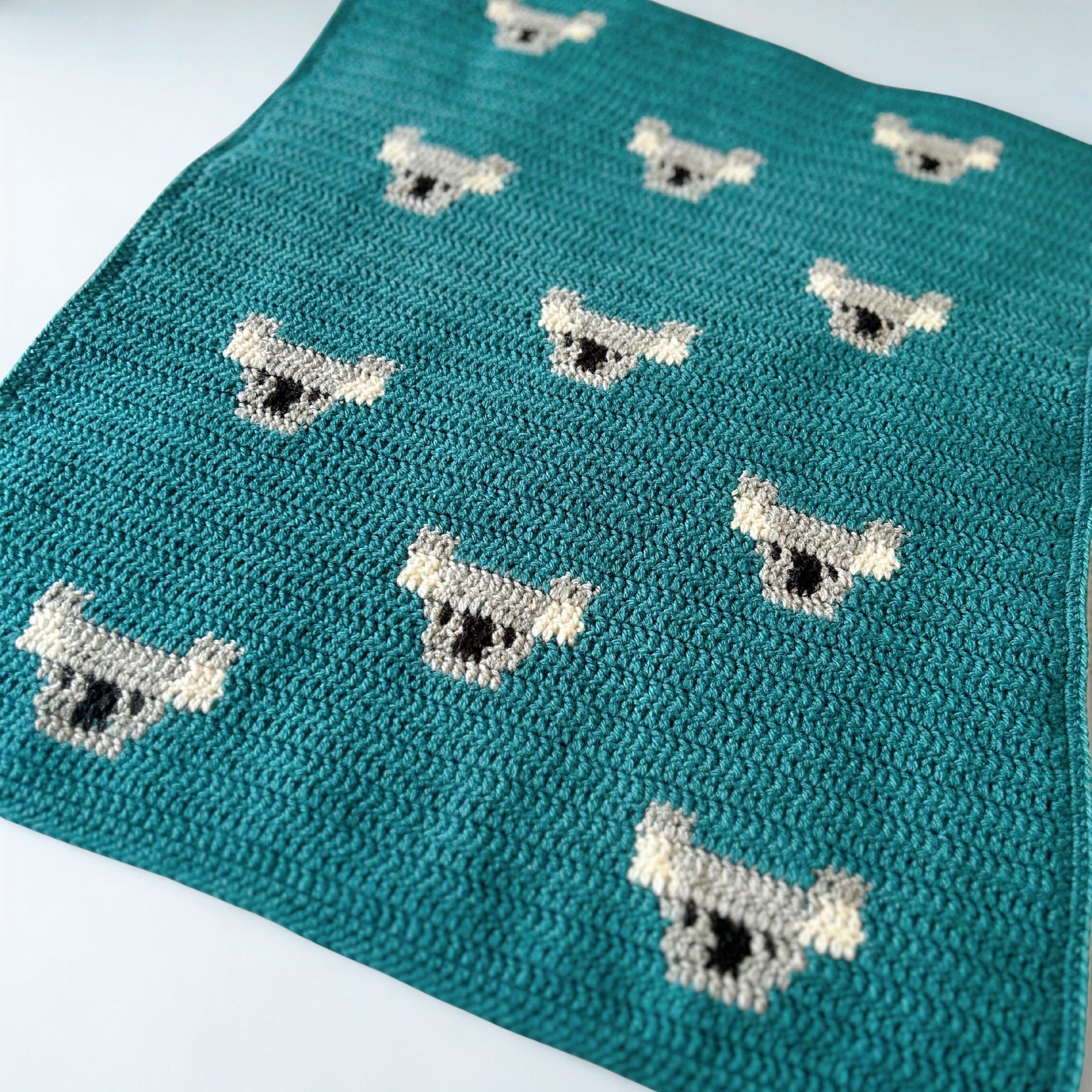 Koala Baby Blanket Crochet Made to Order