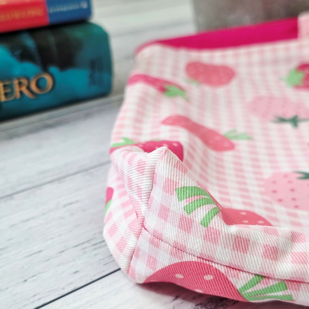 Strawberry Book Bag / Library Bag