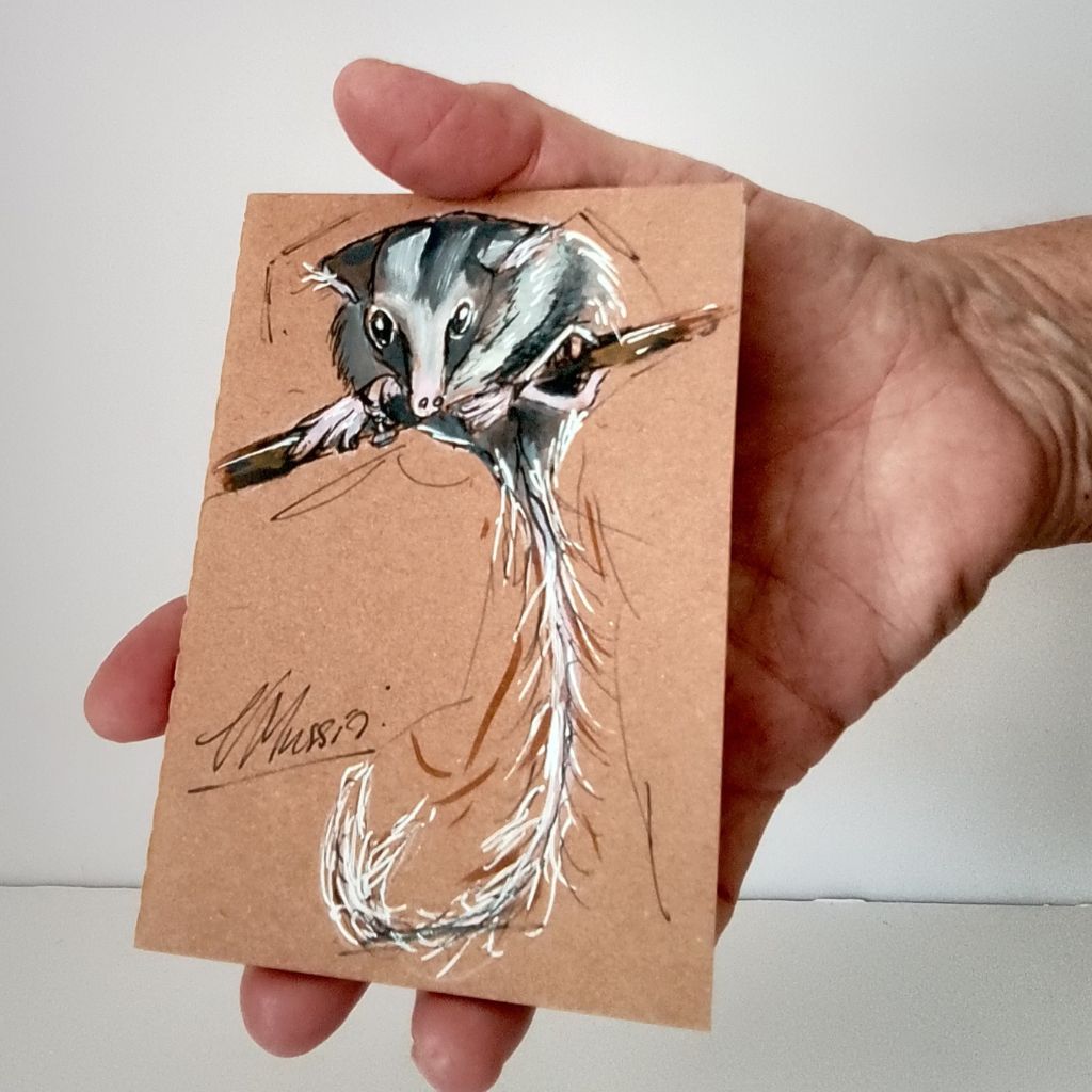 Handpainted Pocket Notebooks. Single or Set of 3. Bird and Animal designs