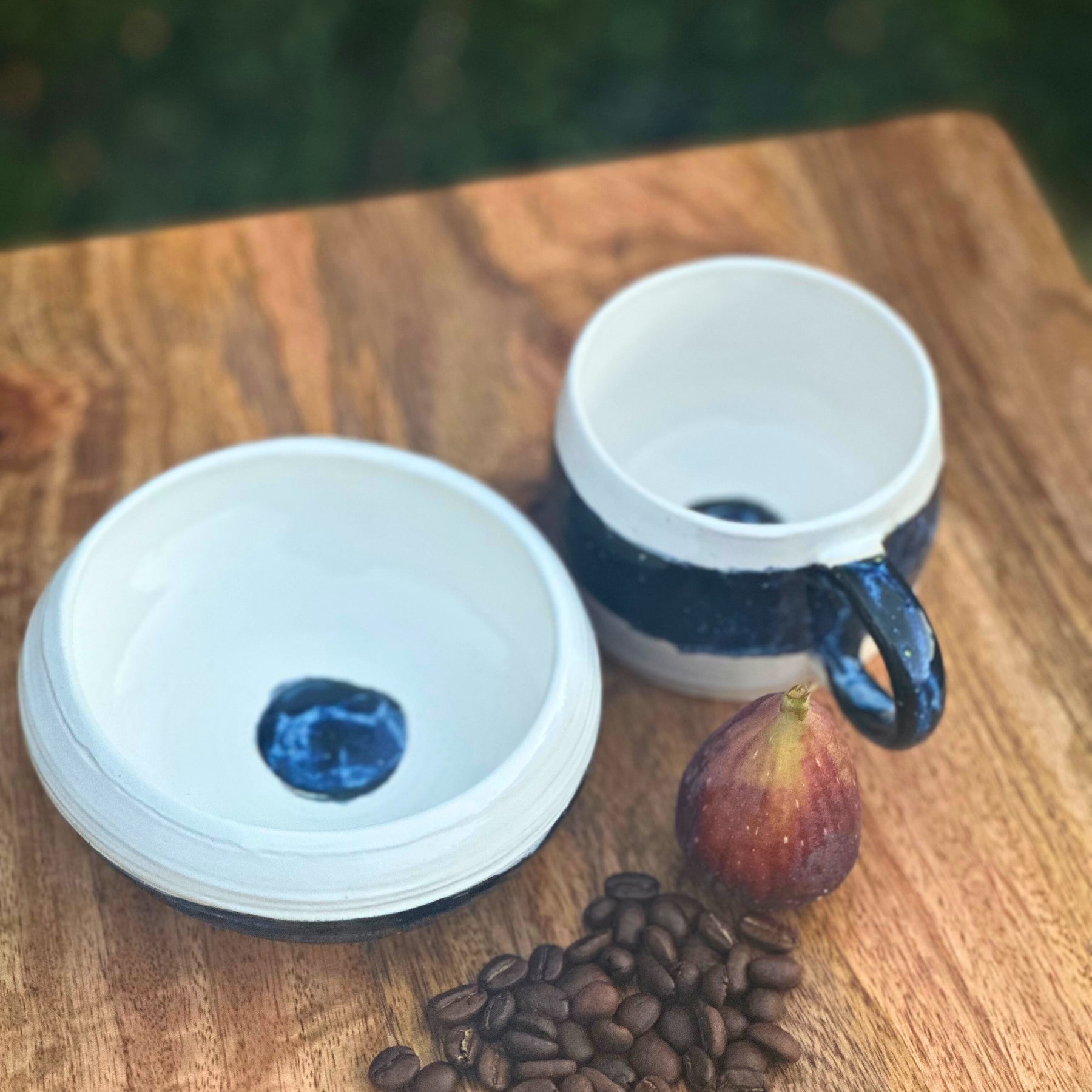 Ceramic Mug and Bowl Set - Magna Blue - Australian Pottery