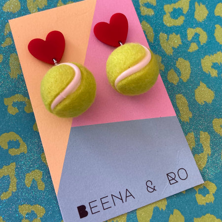 Tennis lover earrings 🎾