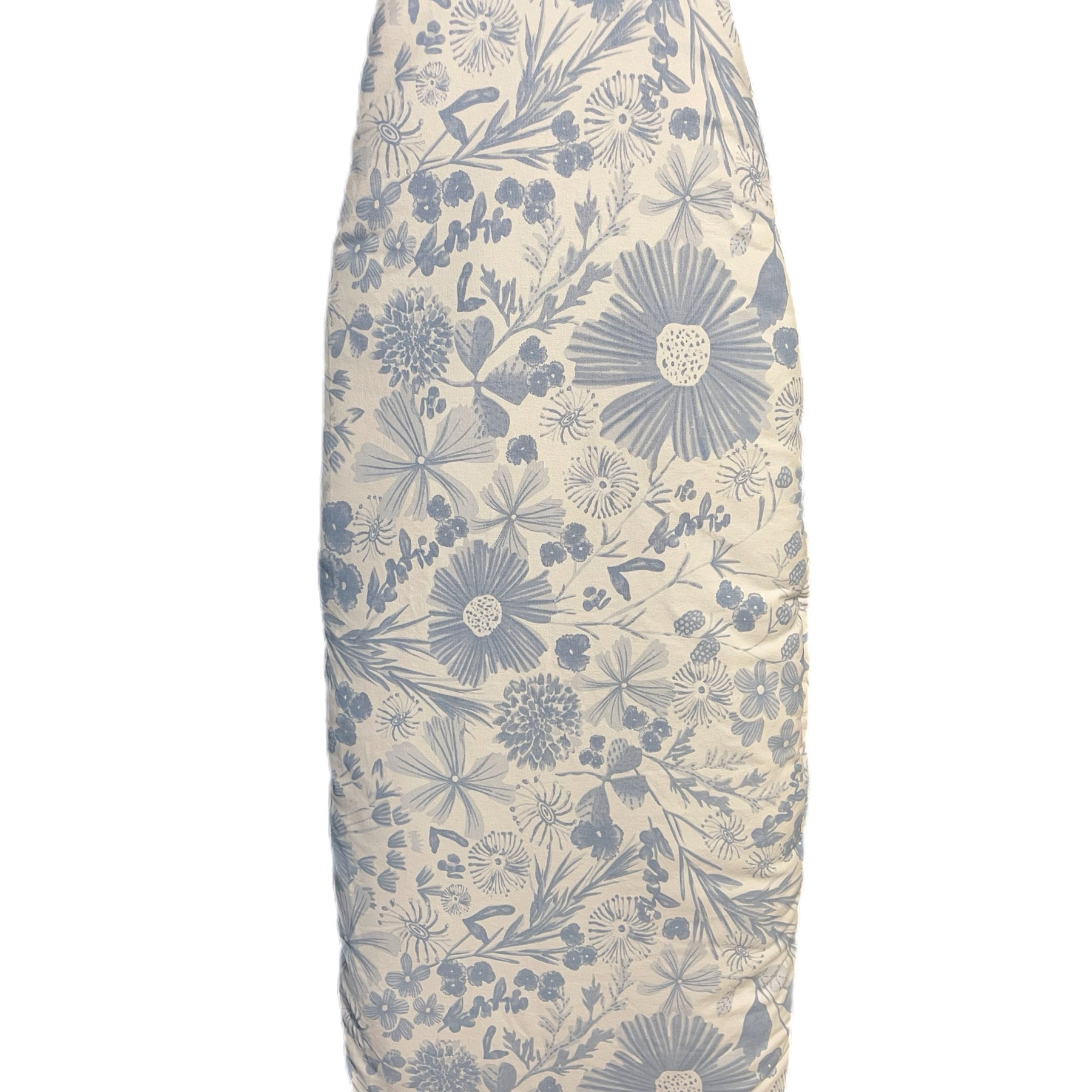 Padded Ironing board cover-Denim Floral