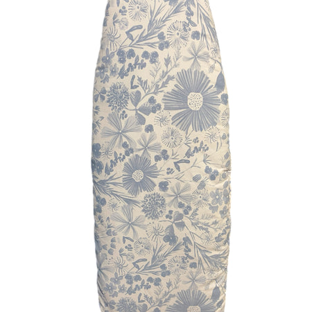 Padded Ironing board cover-Denim Floral