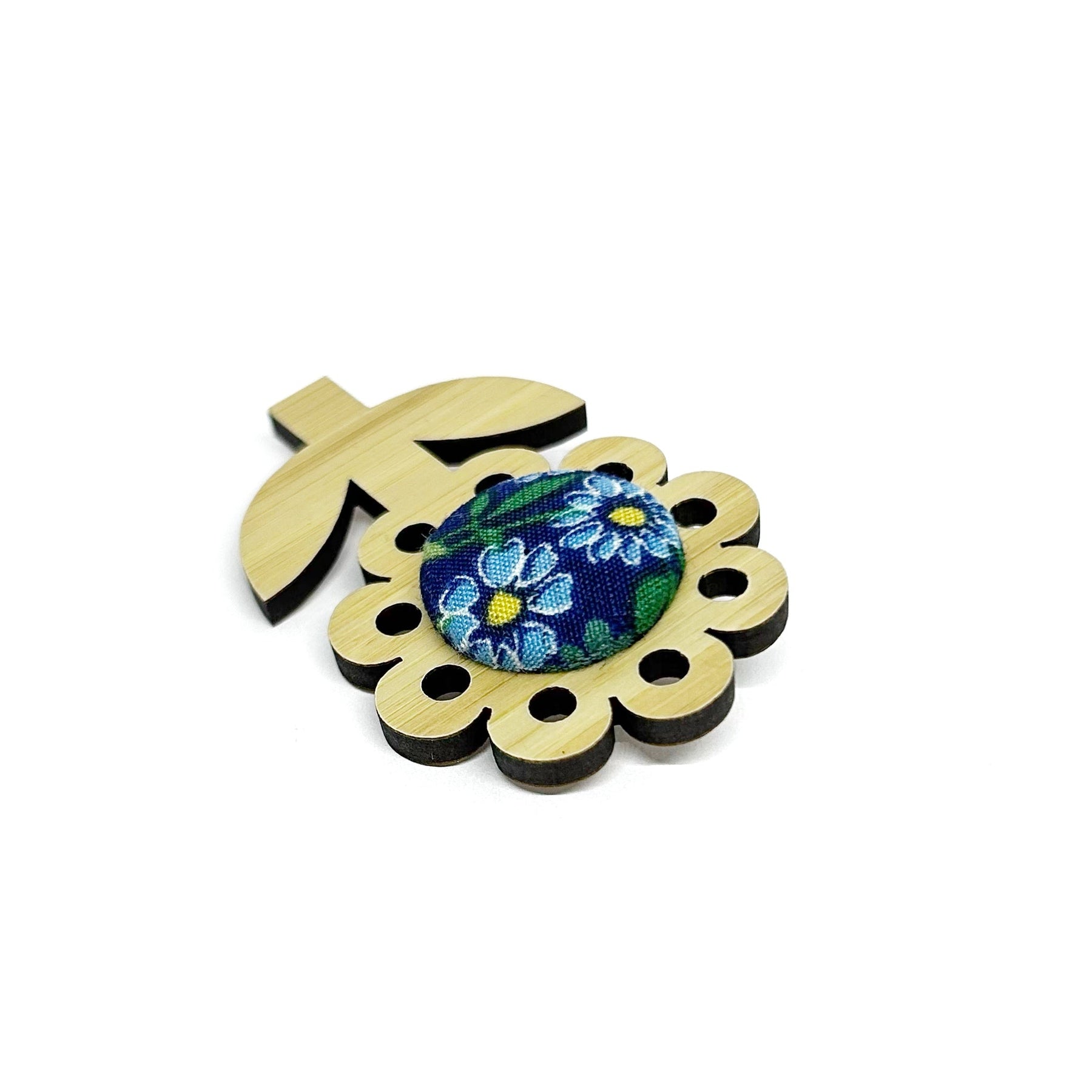 Kimono Brooches - Birdie and Sunflower