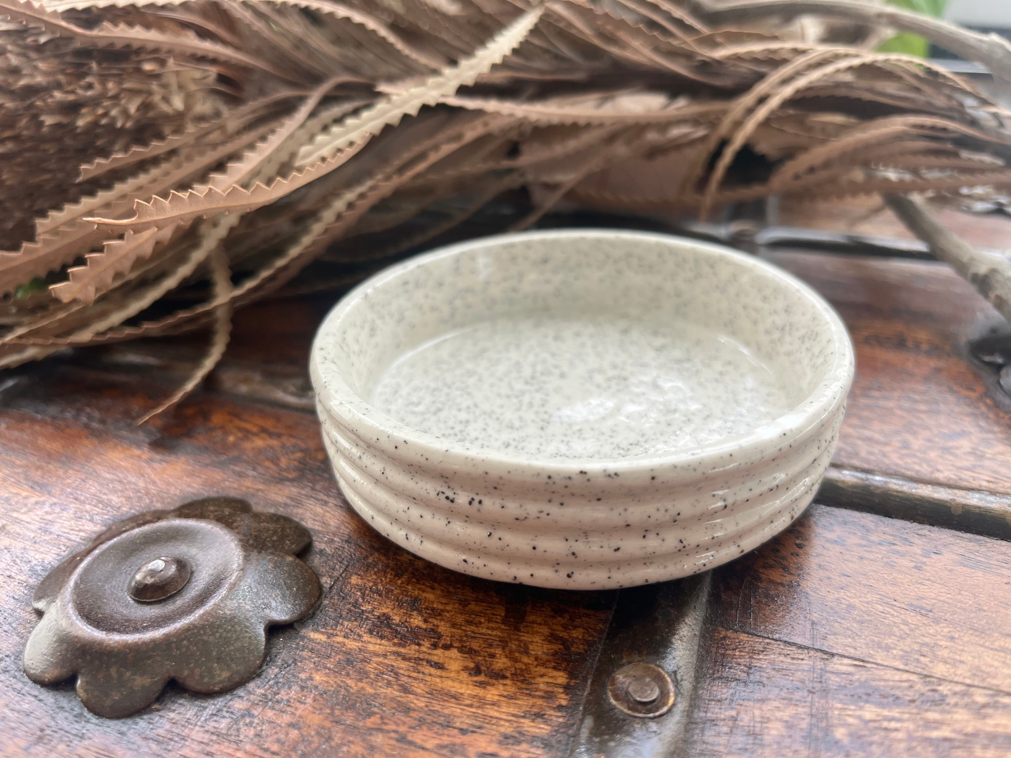 White Ceramic trinket