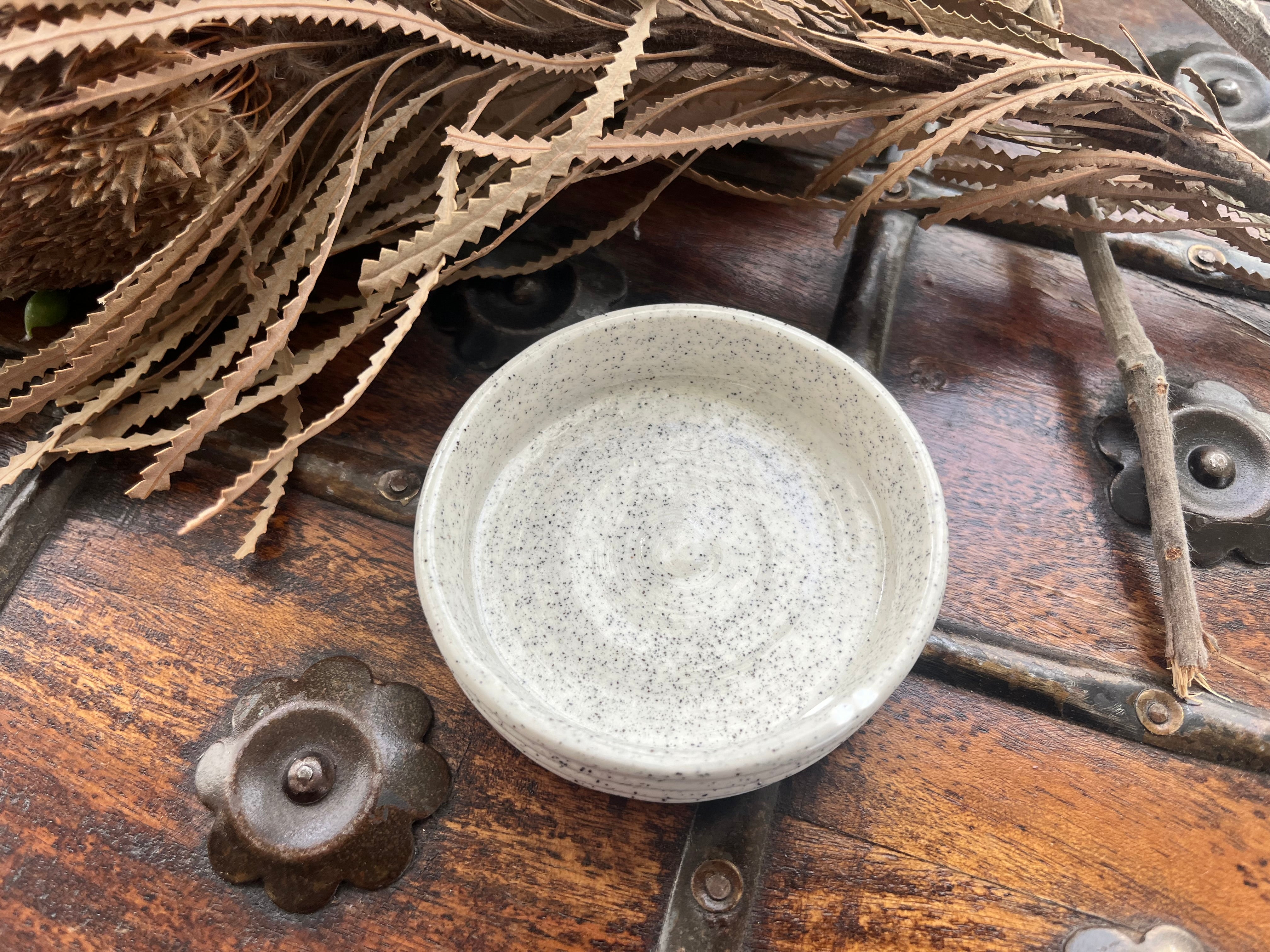 White Ceramic trinket