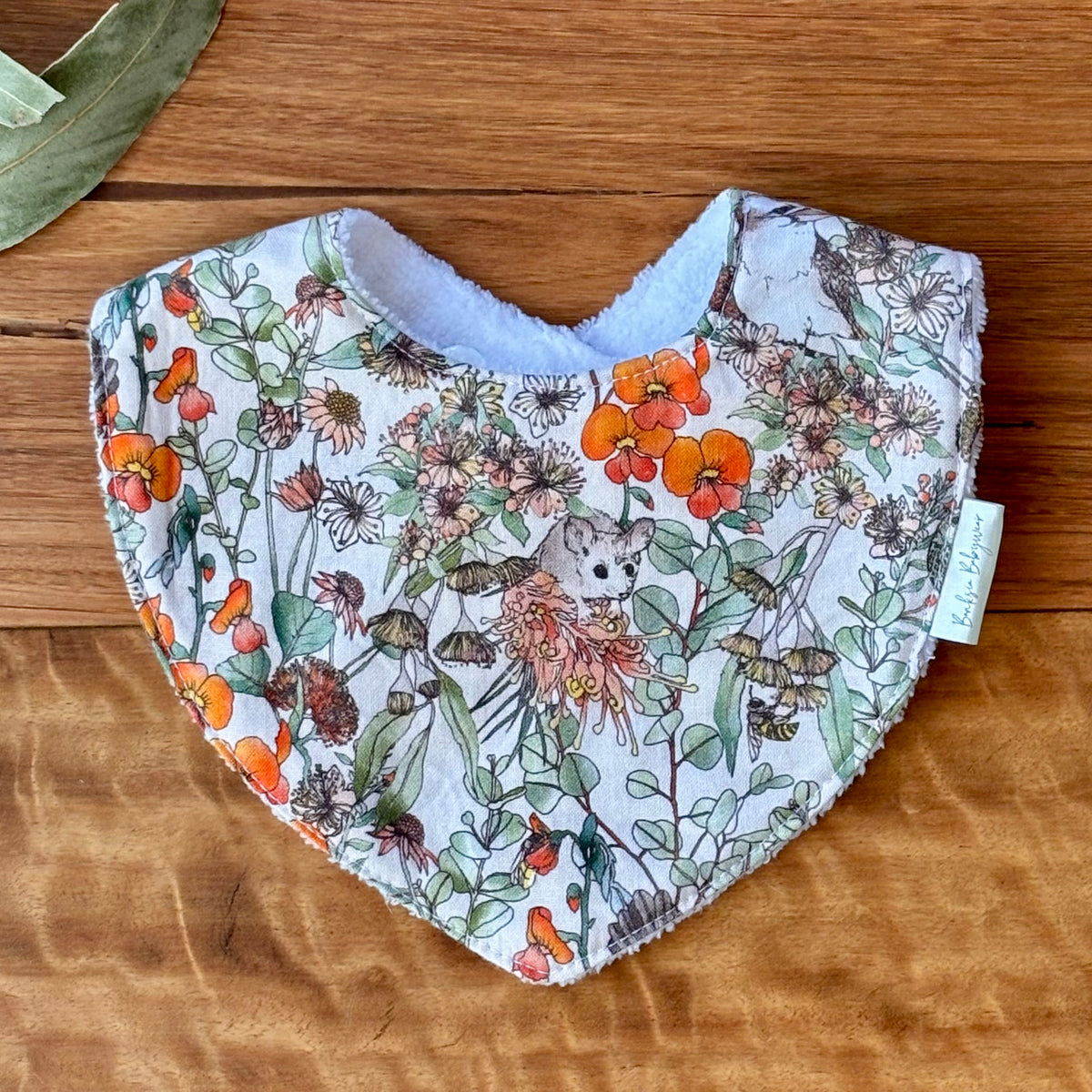 Australiana Baby Bib Set | Bush Friends | Ready to Ship