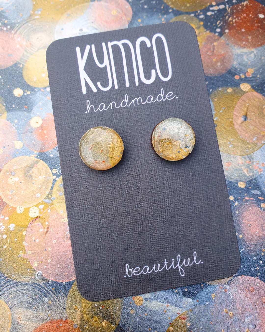 The Desert Dreaming Collection | Resin art jewellery | Medium dangle and stud earrings | Brooch | Pendants