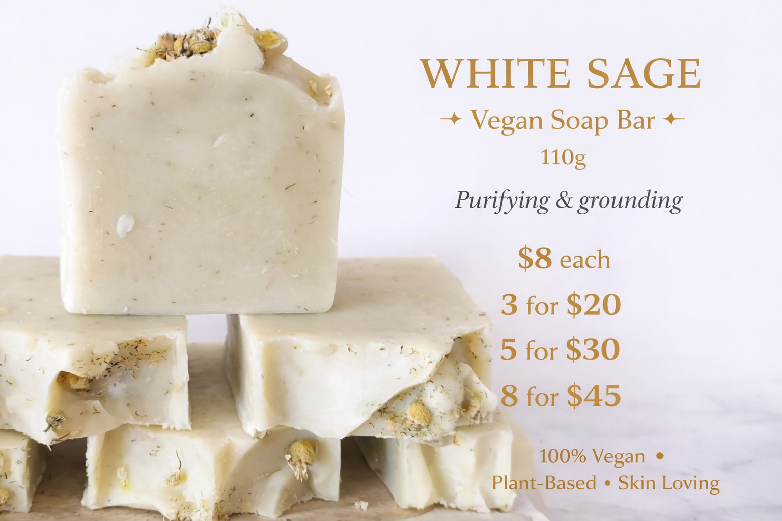 Vegan Handmade Soap bundle Lots of 3 - Natural Soap Bars - Mix N Match