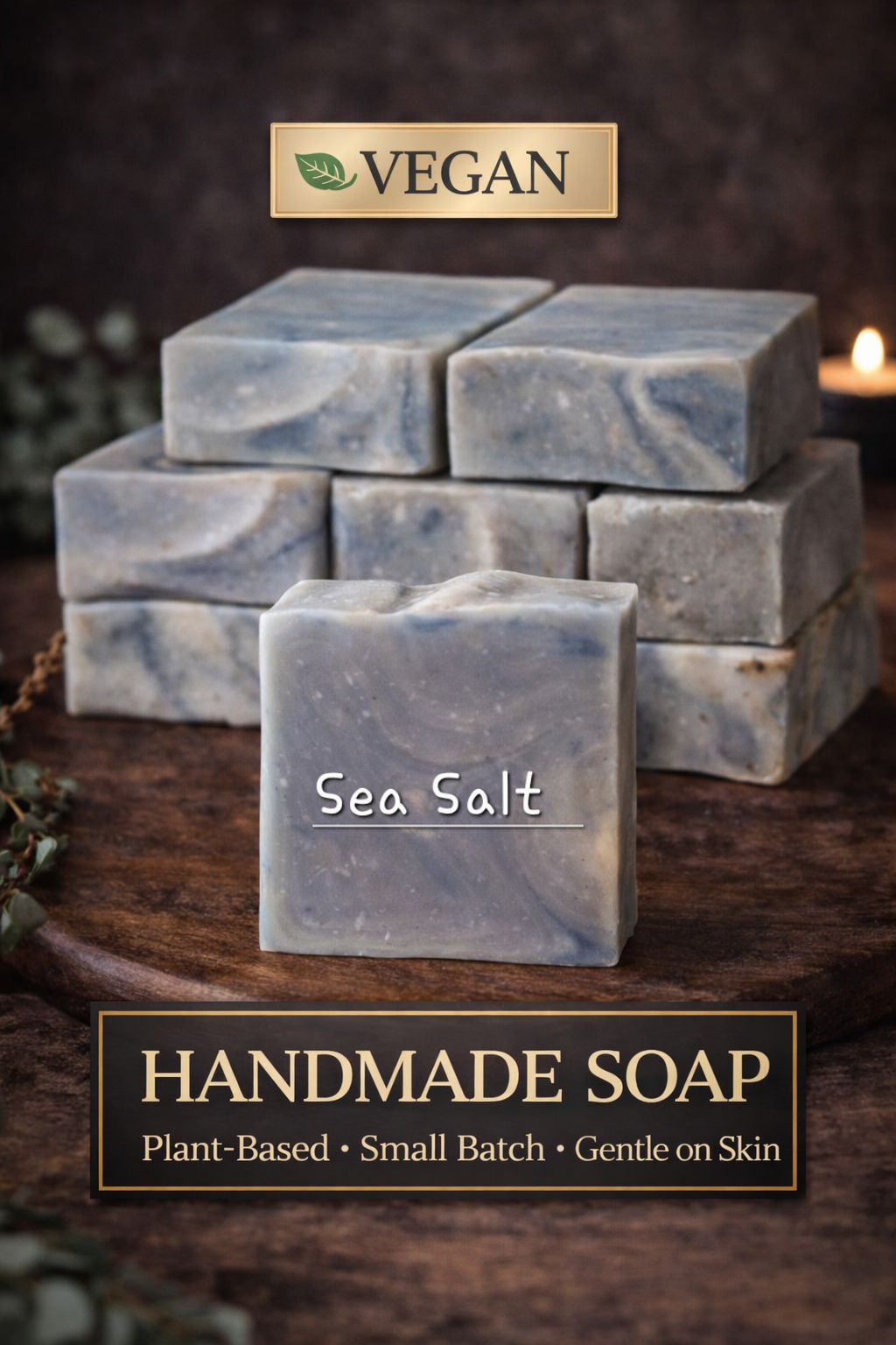 Vegan Handmade Soap bundle Lots of 3 - Natural Soap Bars - Mix N Match