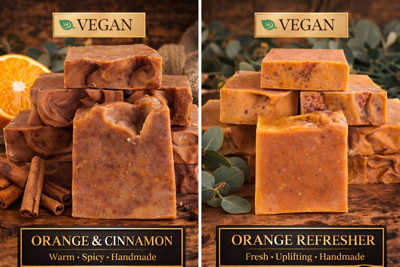 Vegan Handmade Soap bundle Lots of 3 - Natural Soap Bars - Mix N Match