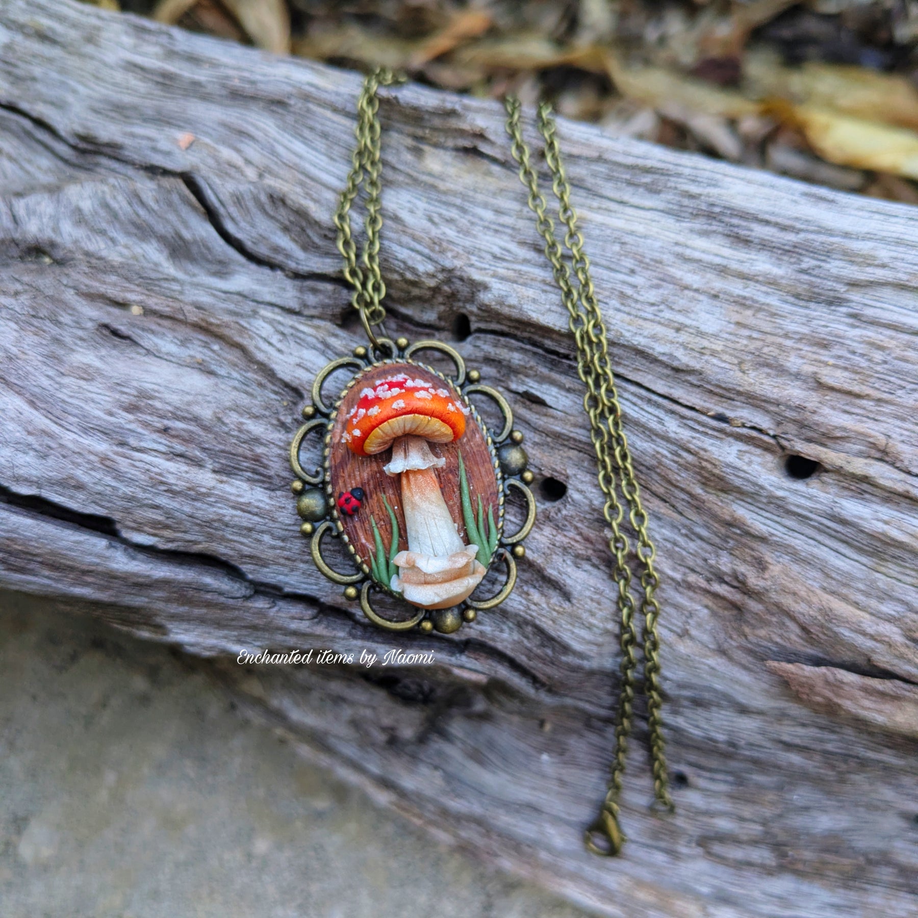 Magical Aminata Mushroom Pendant
