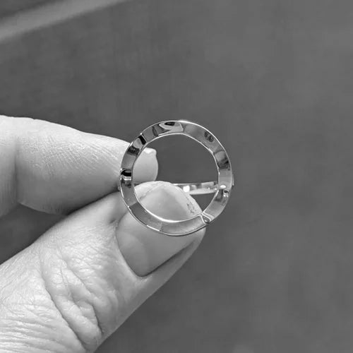 circle seed pod ring