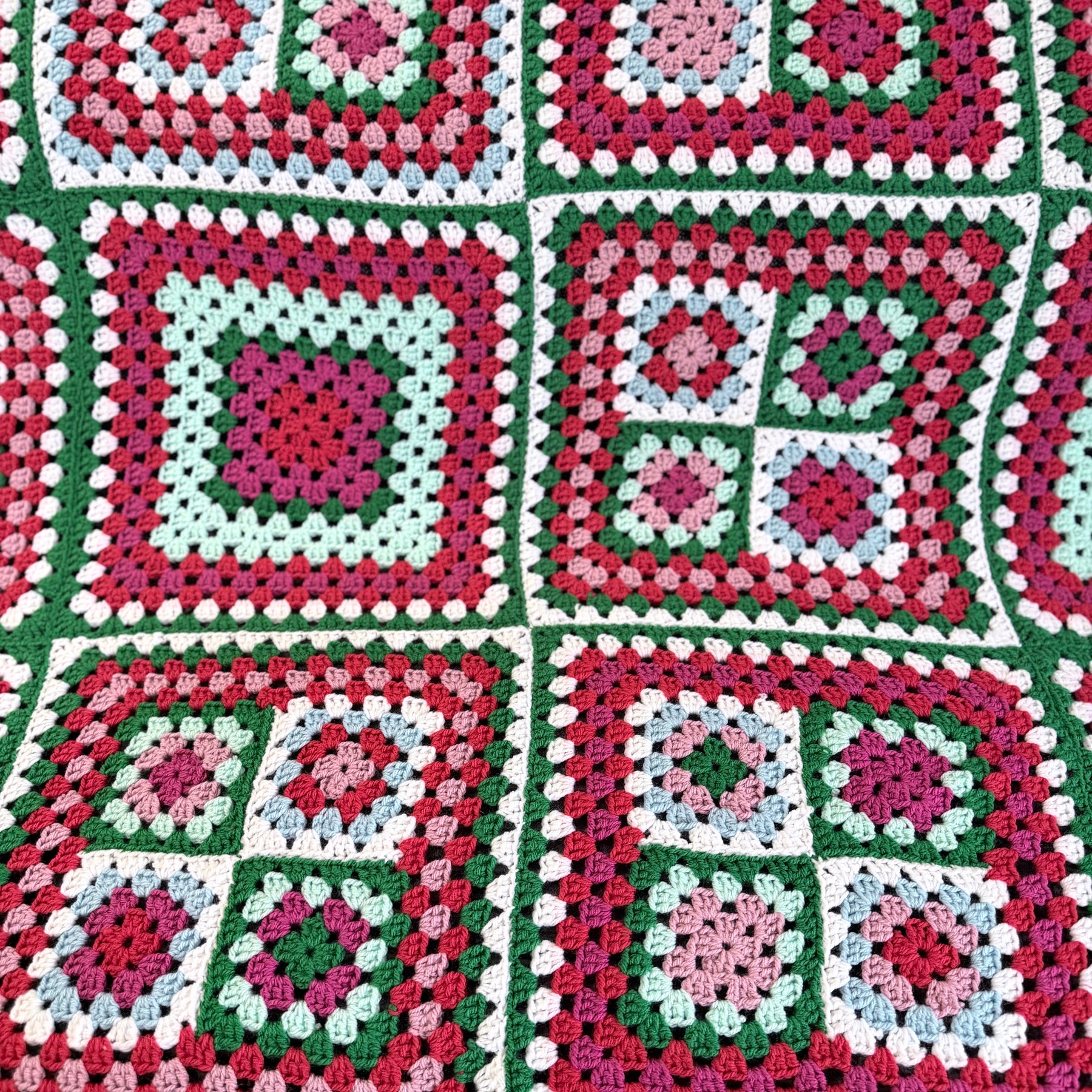 #002 - Family Favourites Large Crocheted Blanket