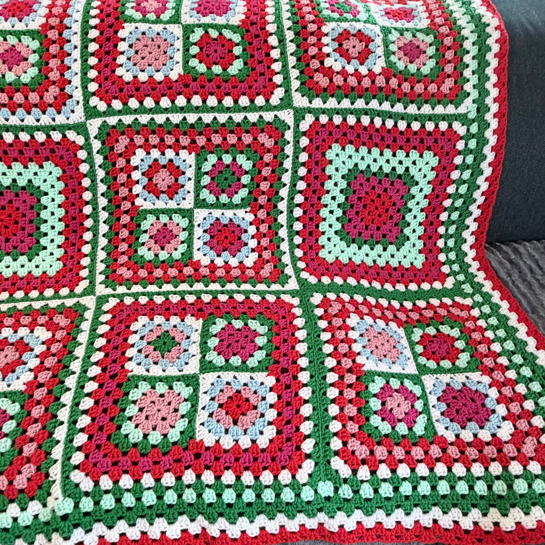 #002 - Family Favourites Large Crocheted Blanket