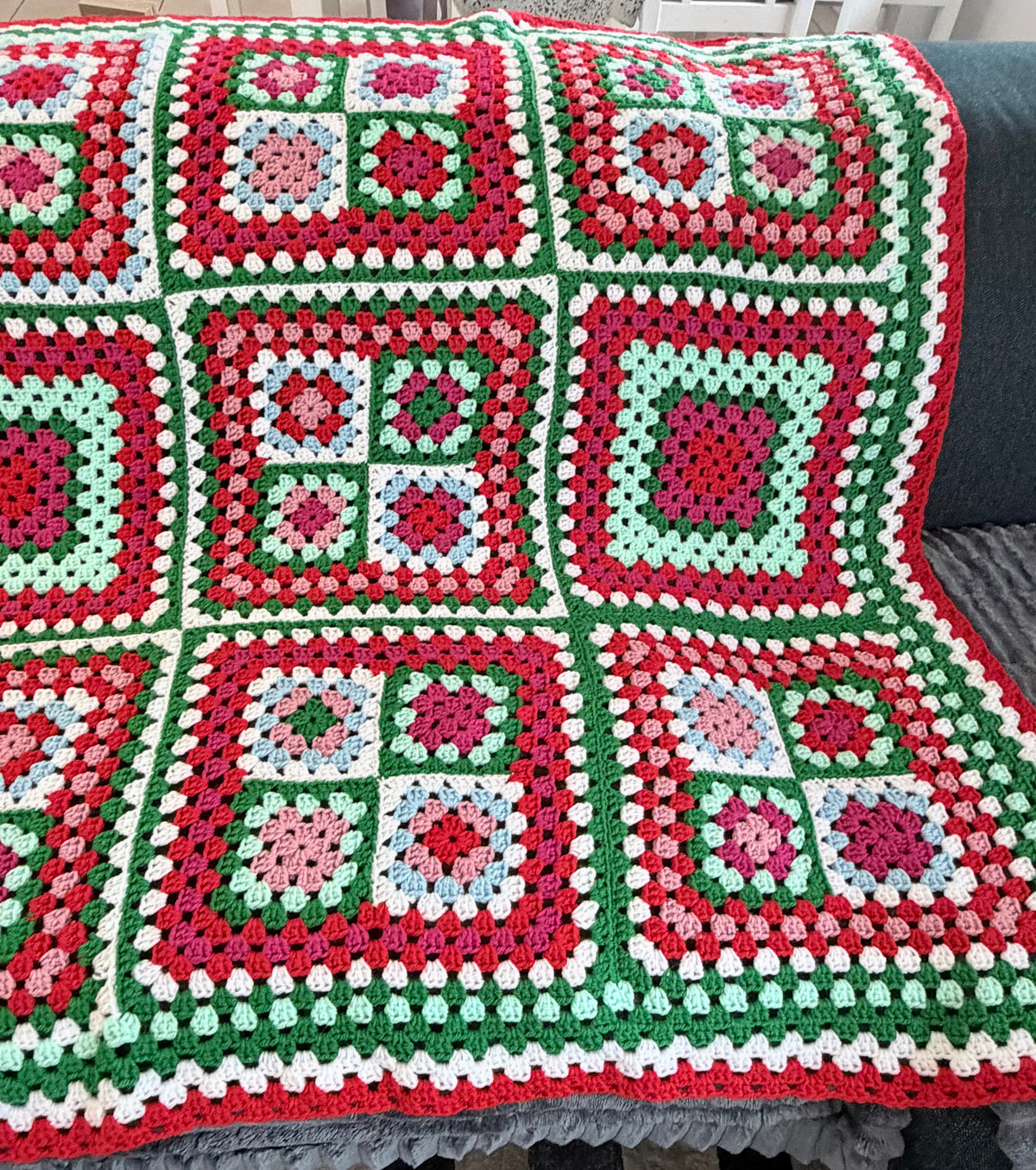 #002 - Family Favourites Large Crocheted Blanket