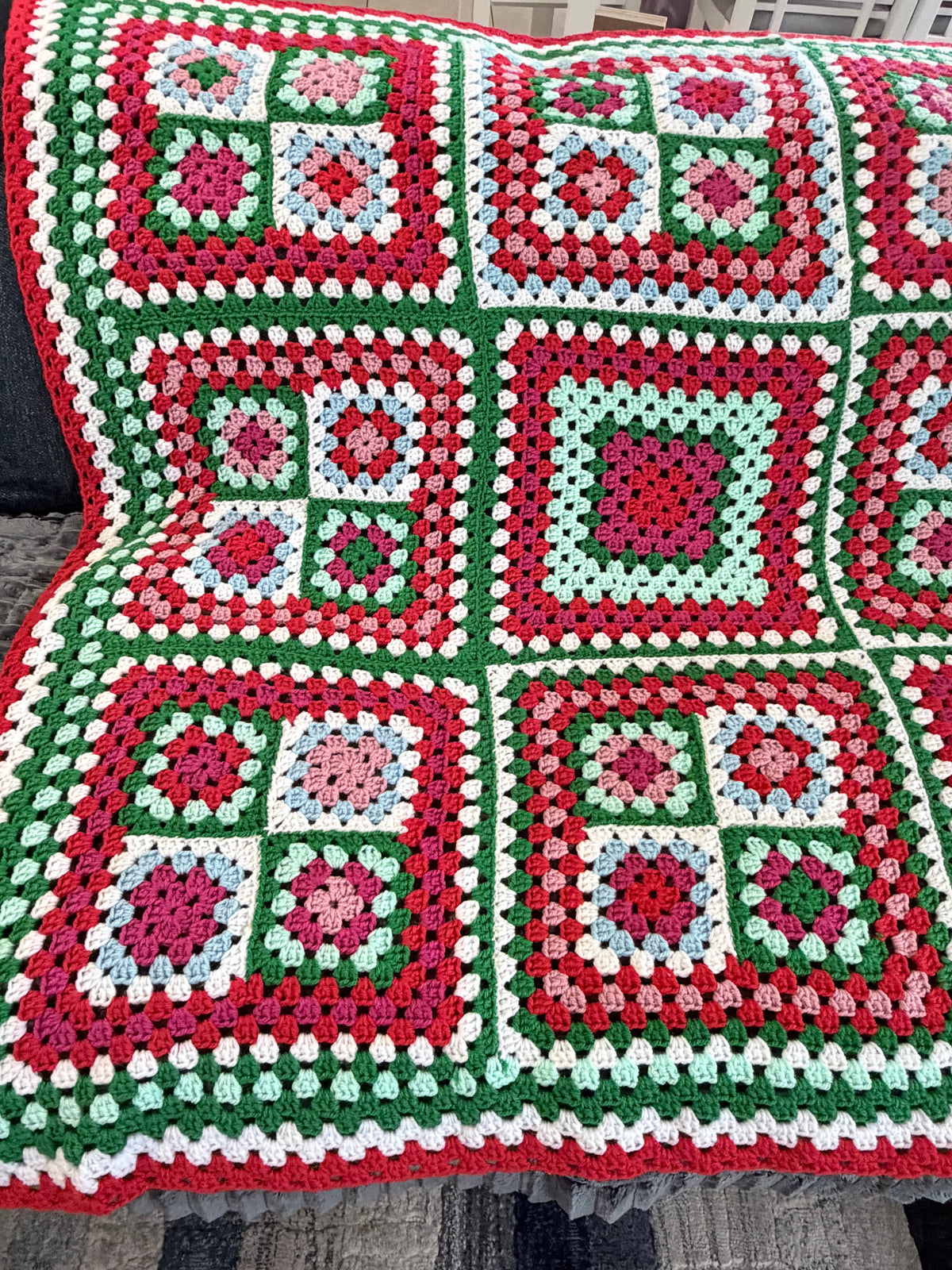 #002 - Family Favourites Large Crocheted Blanket