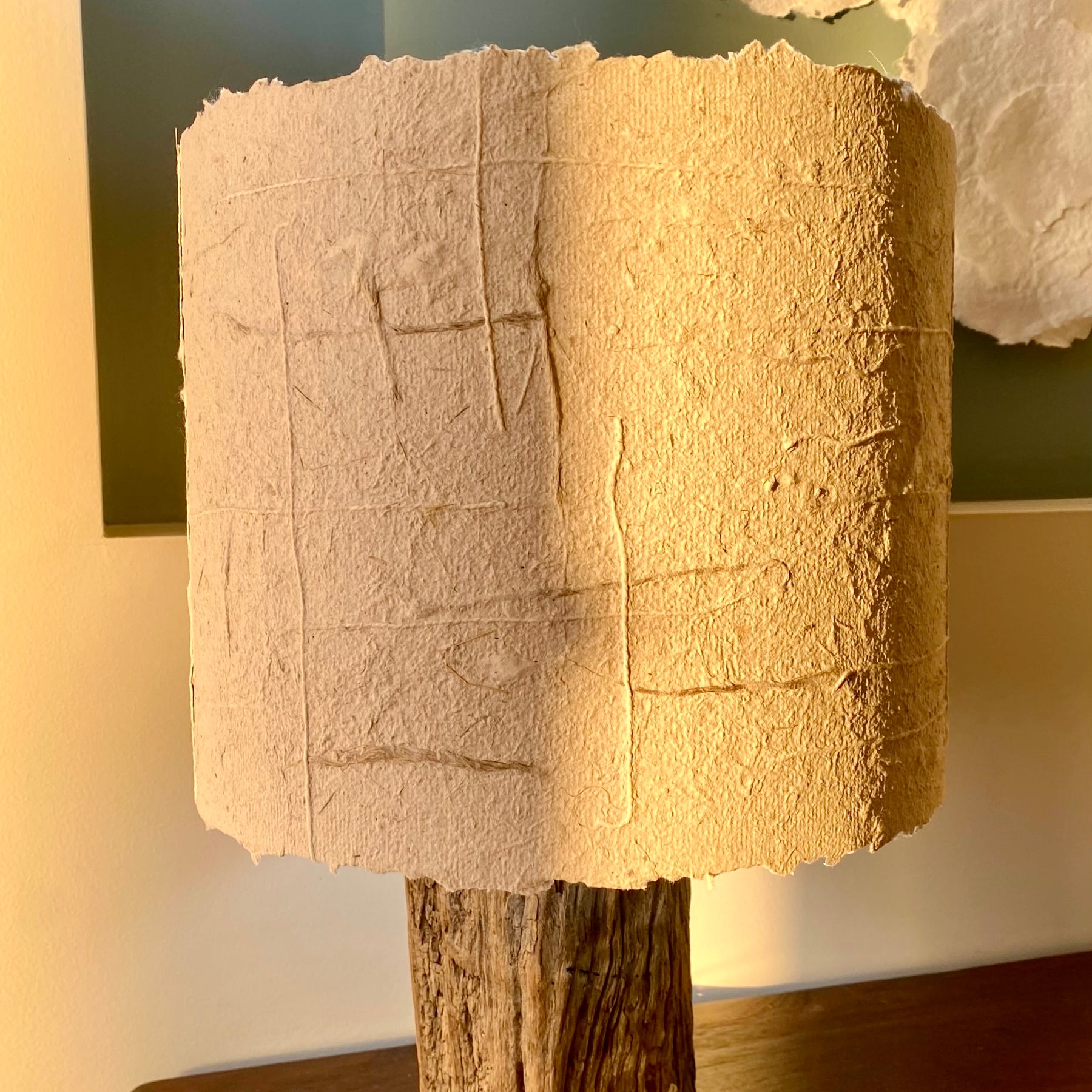 Lampshade creating magical lighting - Naturally Neutral - 30cm Lampshade