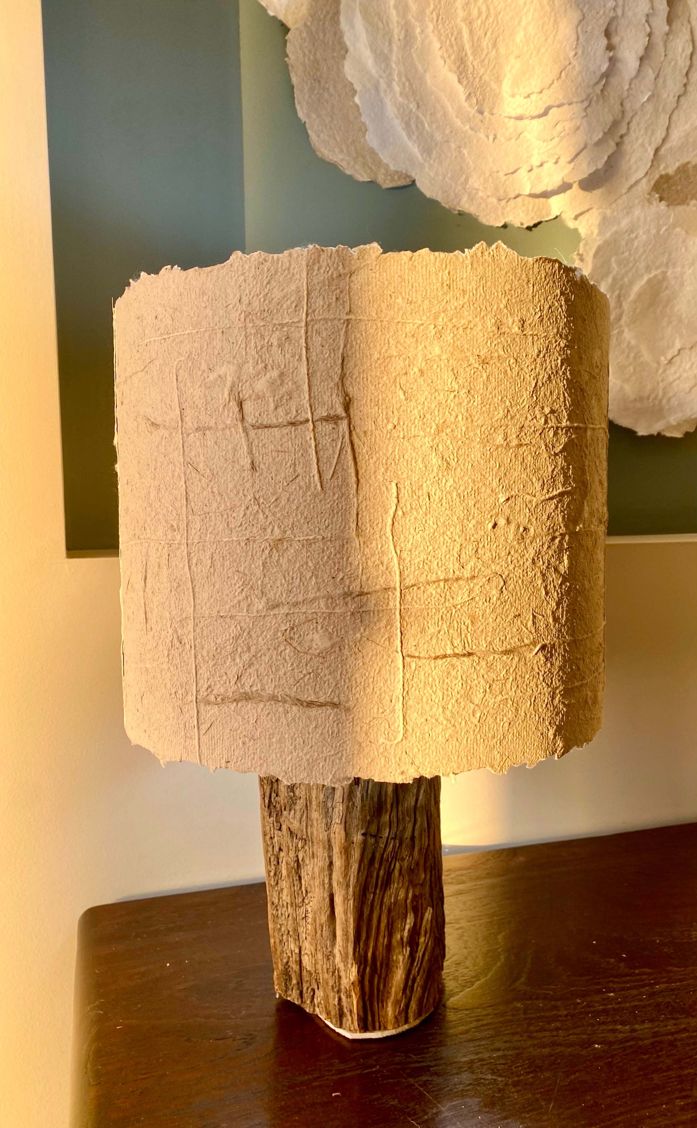 Lampshade creating magical lighting - Naturally Neutral - 30cm Lampshade