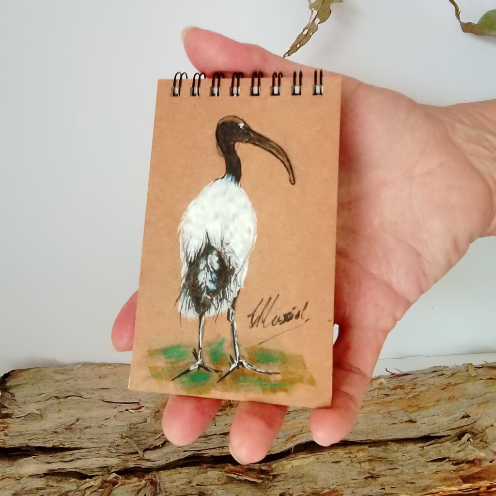 Handpainted Memo Pads.  Pocket size.