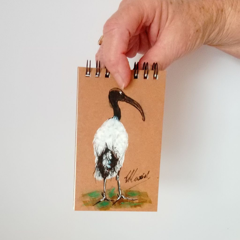 Handpainted Memo Pads.  Pocket size.