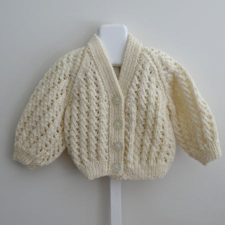 Cream Baby Jumper 3 to 6 months