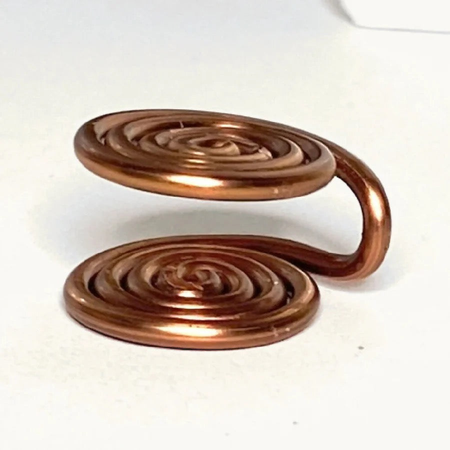 Spiral ear cuff | gold silver copper rose titanium & more | Clip on Compression | 3 sizes