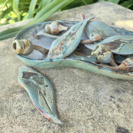 Eucalyptus Leaves and Gumnuts Decoration